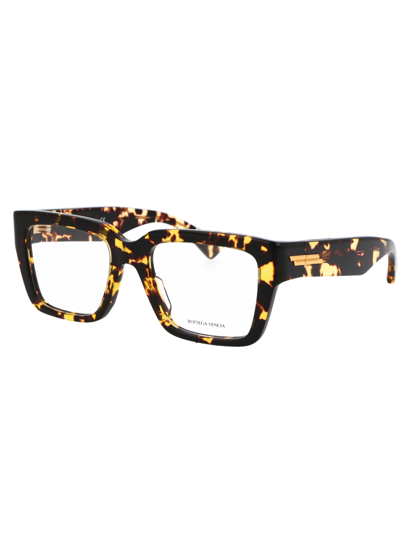 Shop Bottega Veneta Bv1153o Glasses In 006 Havana Havana Transparent