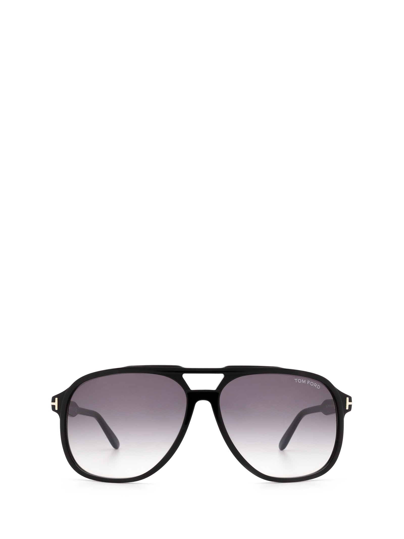 Tom Ford Eyewear Tom Ford Ft0753 Shiny Black Sunglasses