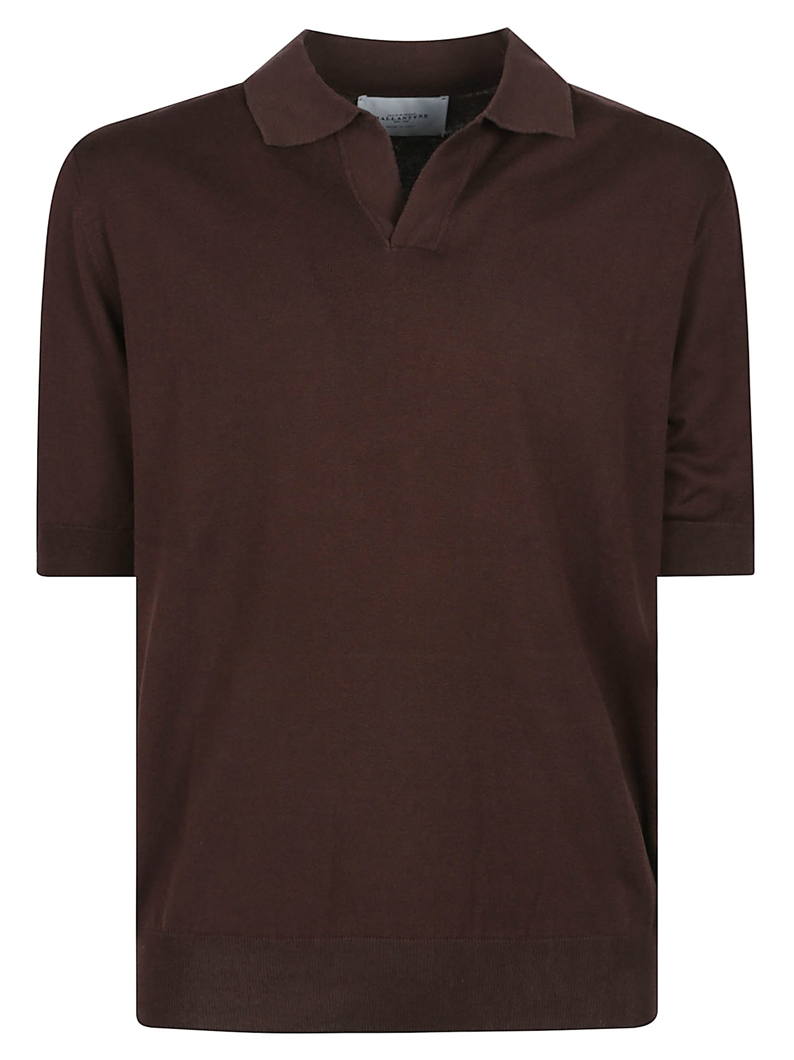 Short Sleeve Plain Polo Shirt