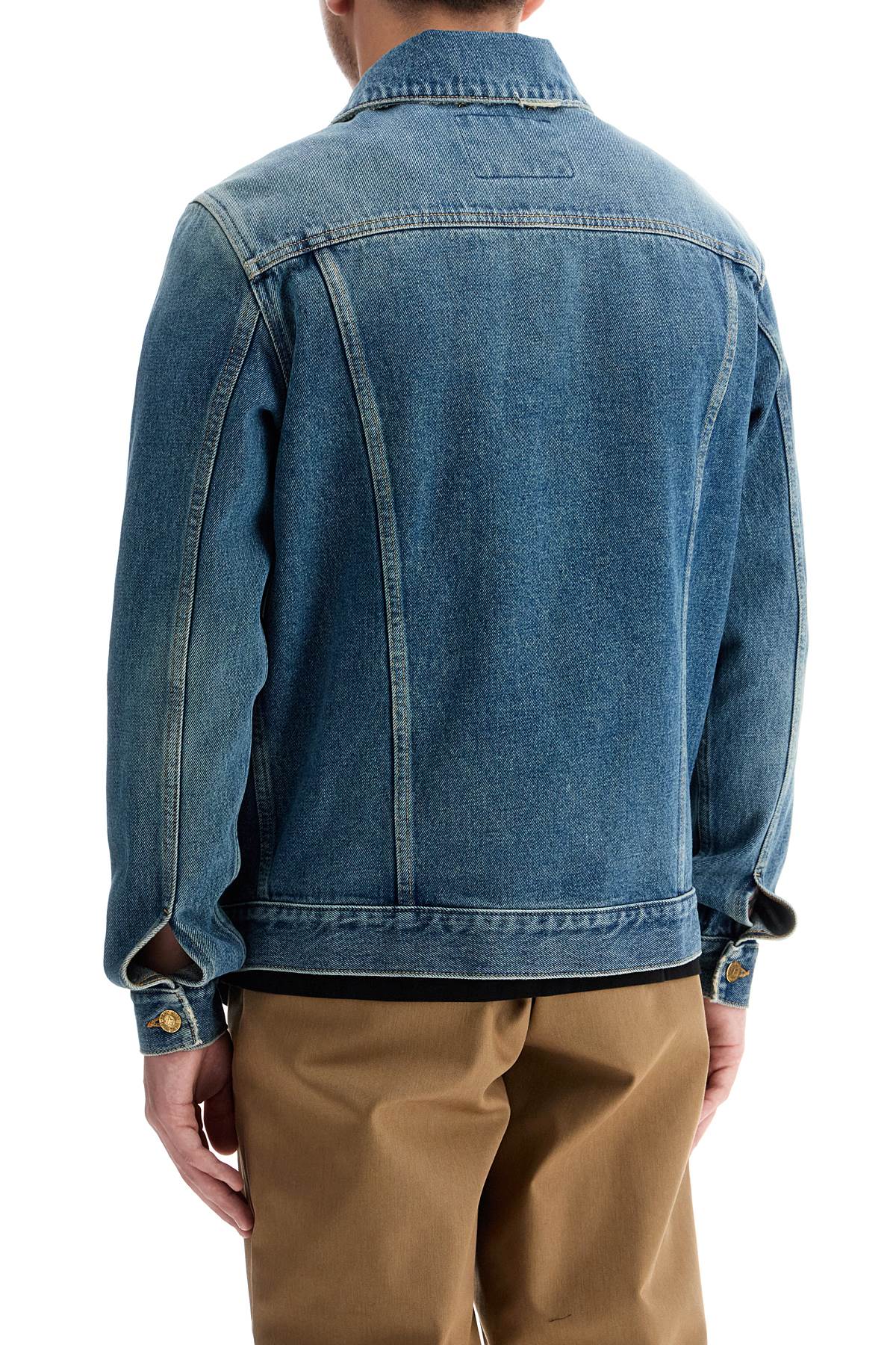 Shop Golden Goose Regular Denim Jacket For Men Or In Blue (blue)