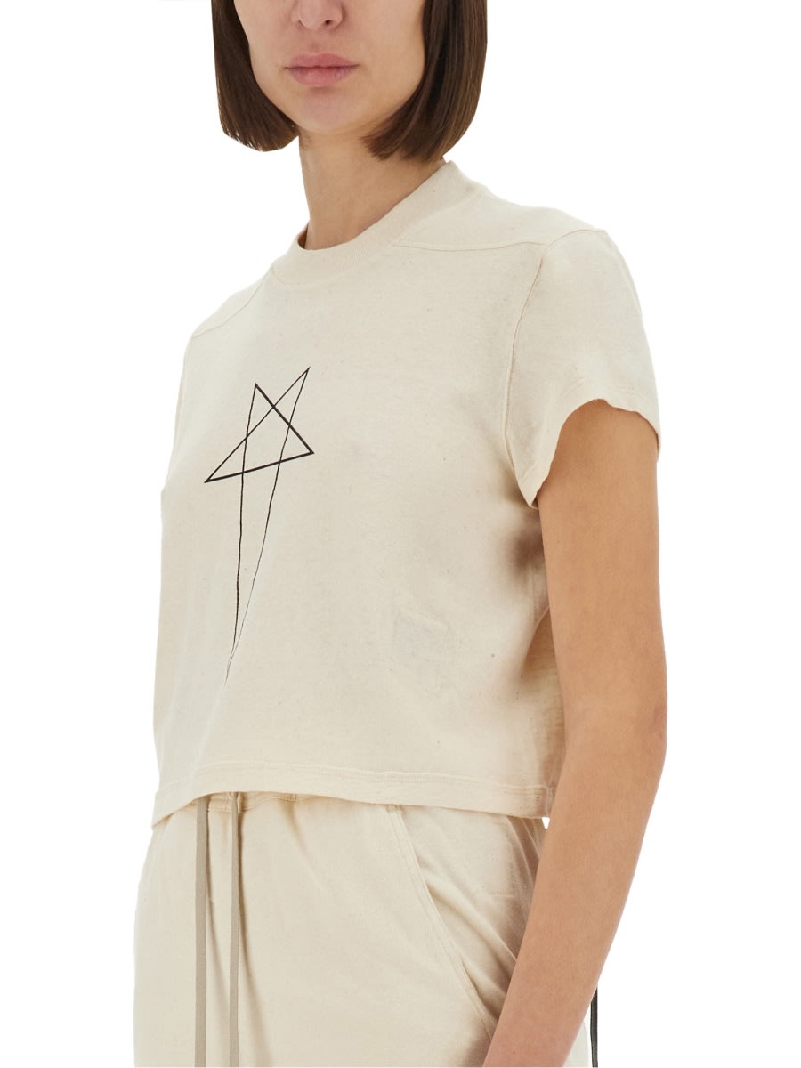 DRKSHDW SMALL LEVEL T CROPPED T-SHIRT