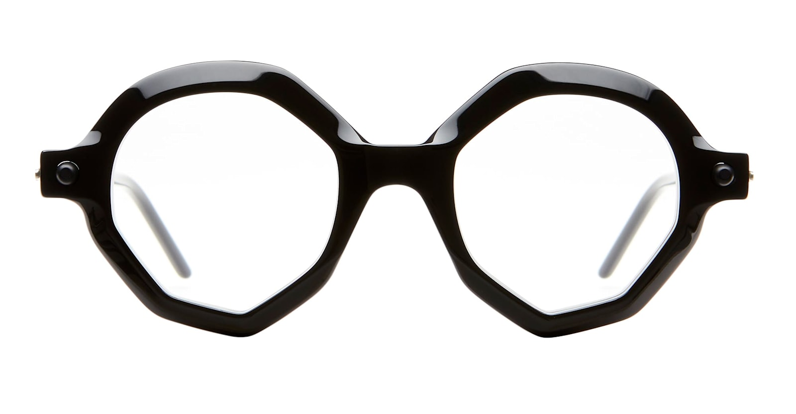 Mask P18 - Black Shine / Ivory Rx Glasses
