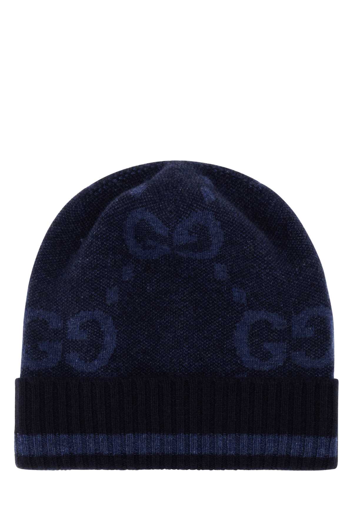 Shop Gucci Embroidered Cashmere Beanie Hat In Petrolblueskyblue