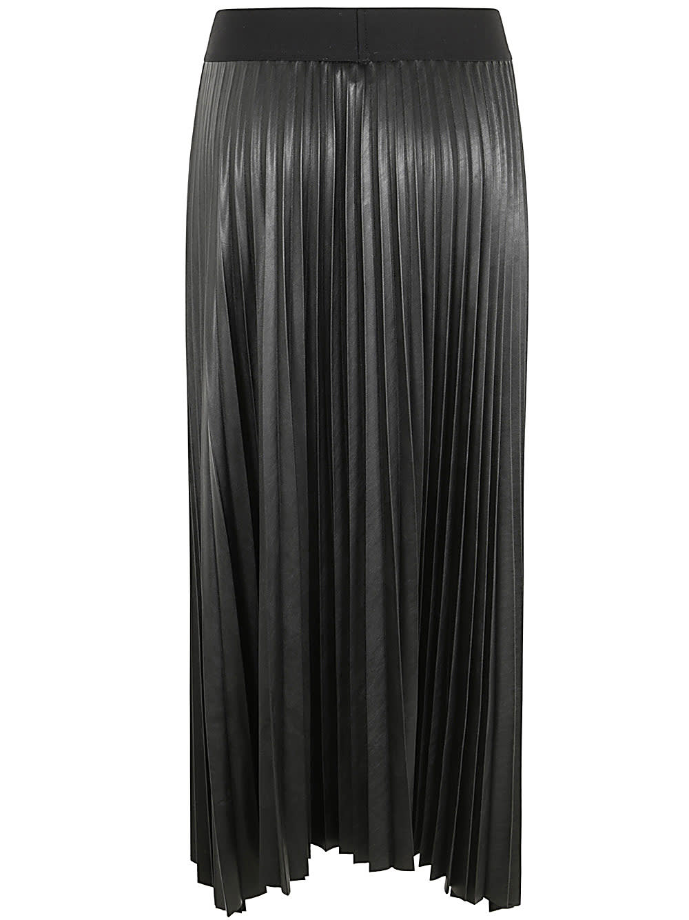 Shop Maria Calderara Plissee Skirt In Black