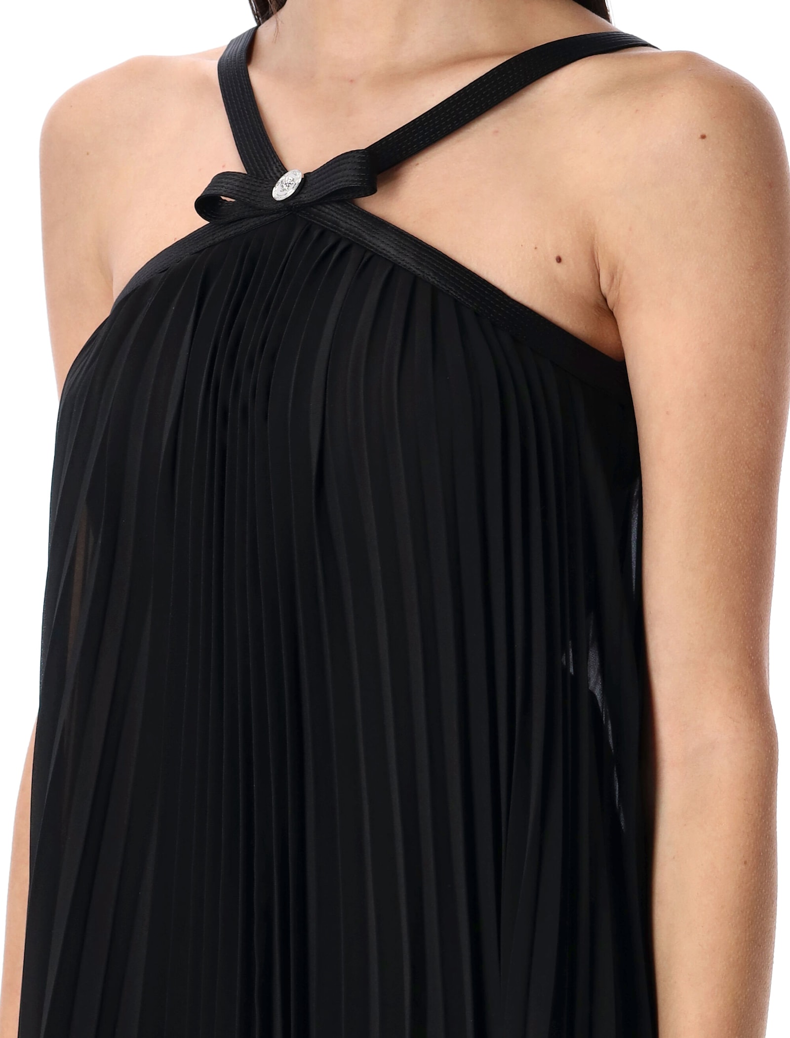 Versace Mini Dress In Black