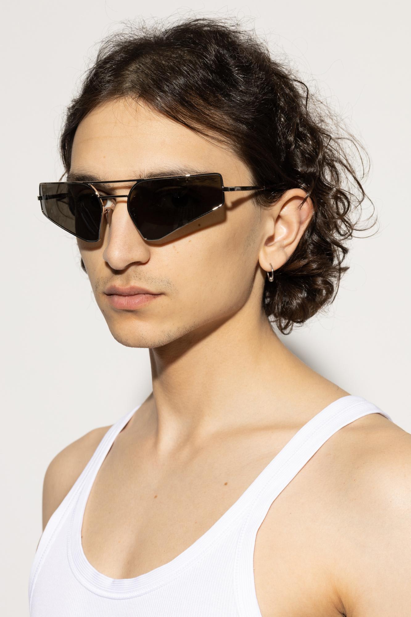 Rick Owens Sunglasses Prong In Silver