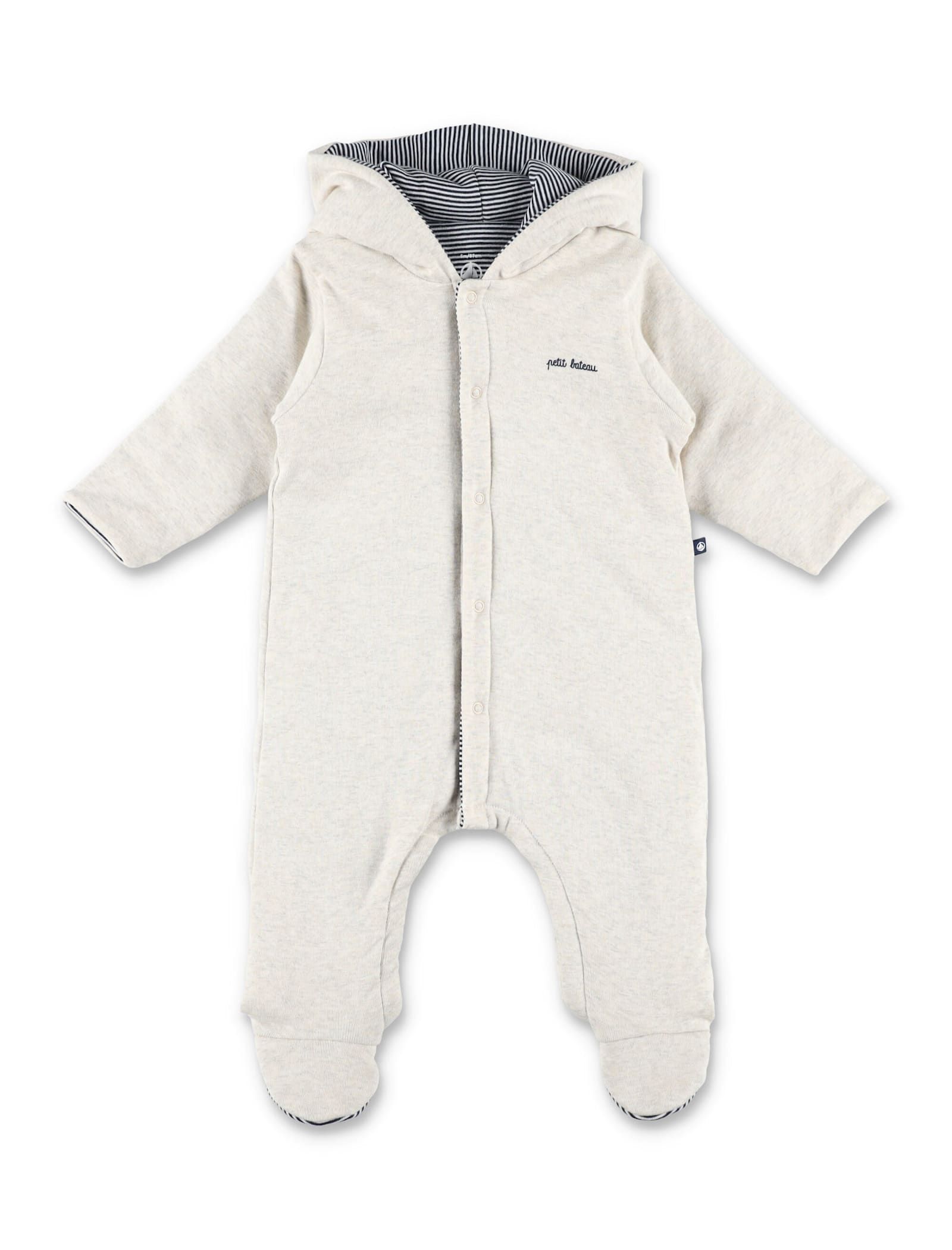 Petit Bateau Kid - Padded Playsuit In Multi