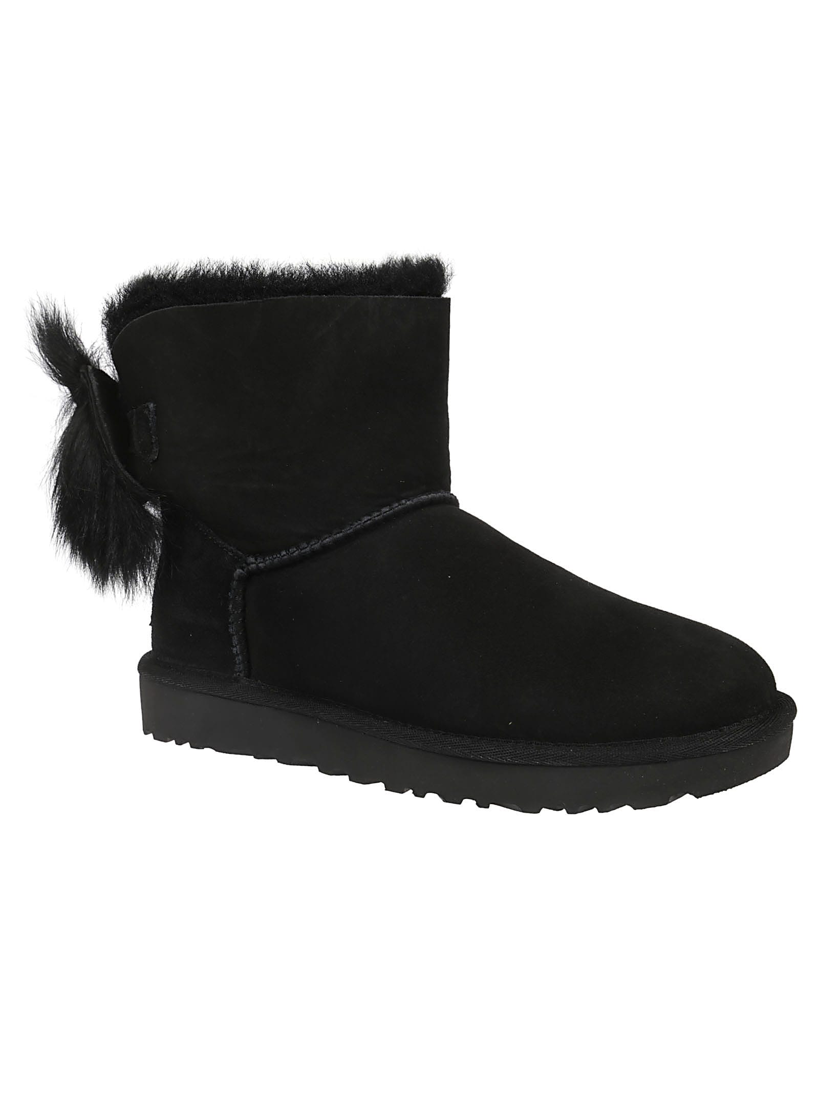 ugg fluff bow boots