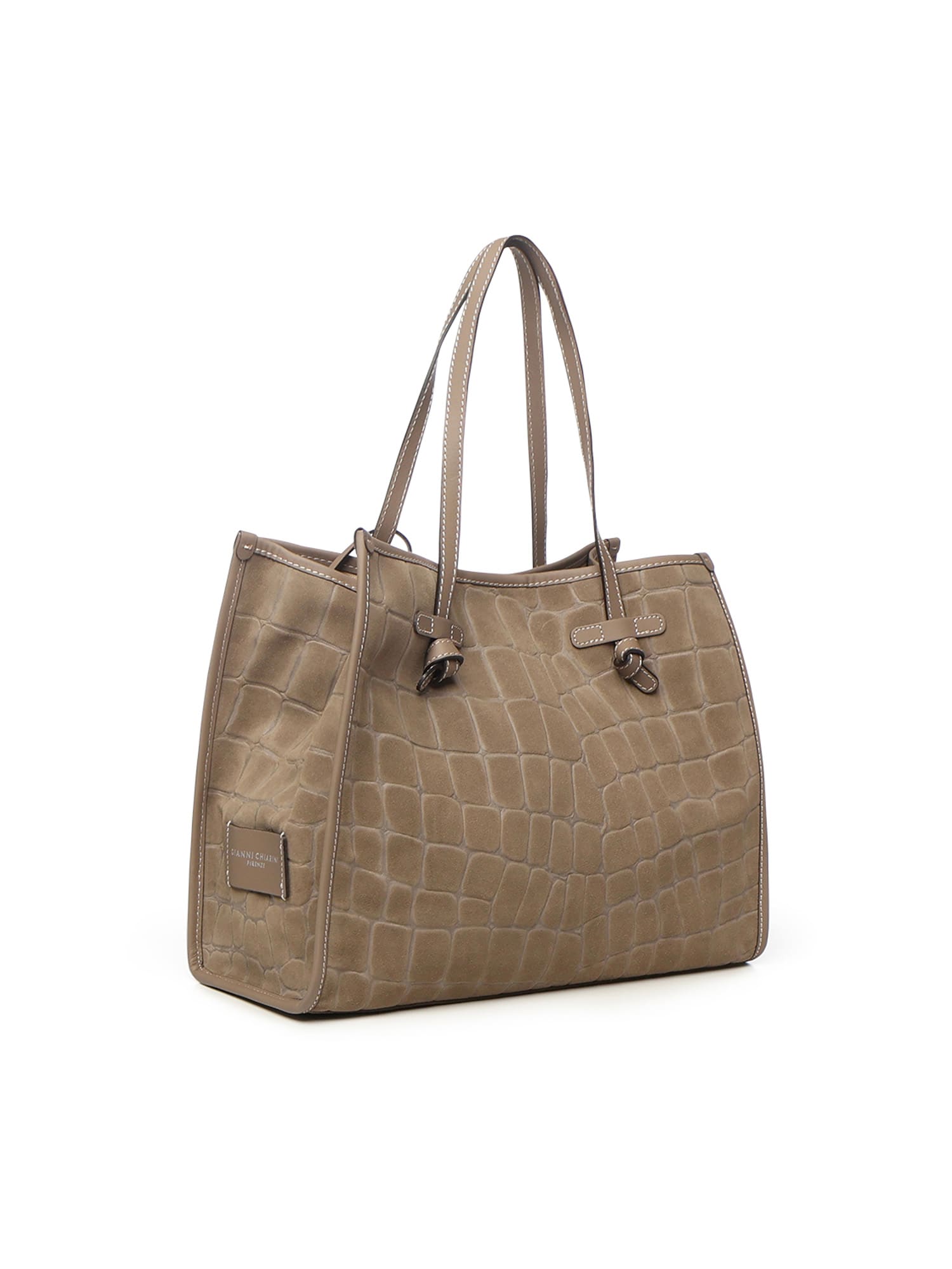 Gianni Chiarini Marcella Tote Bag In Brown