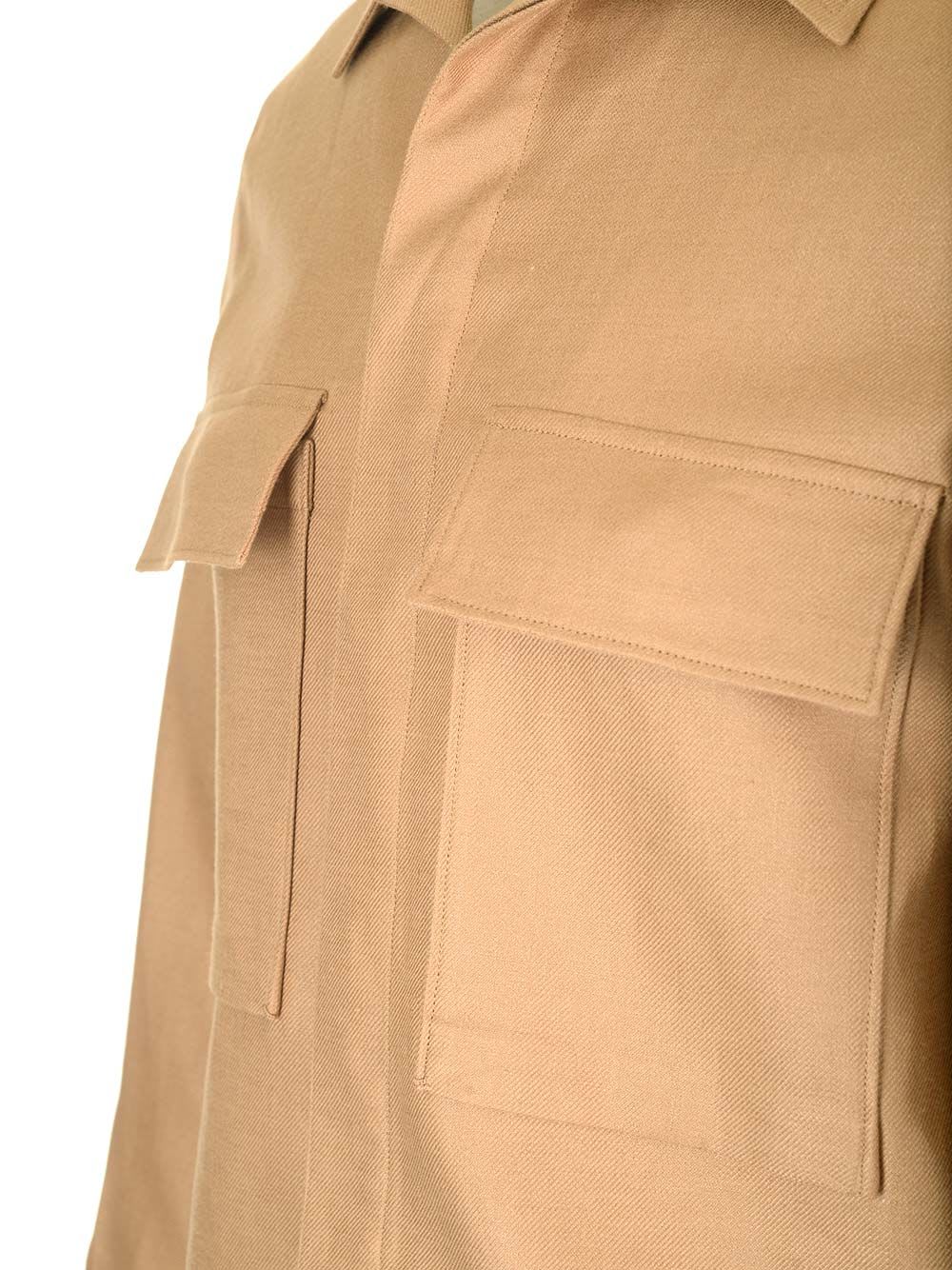 Shop Zegna Oasi Overshirt In Beige