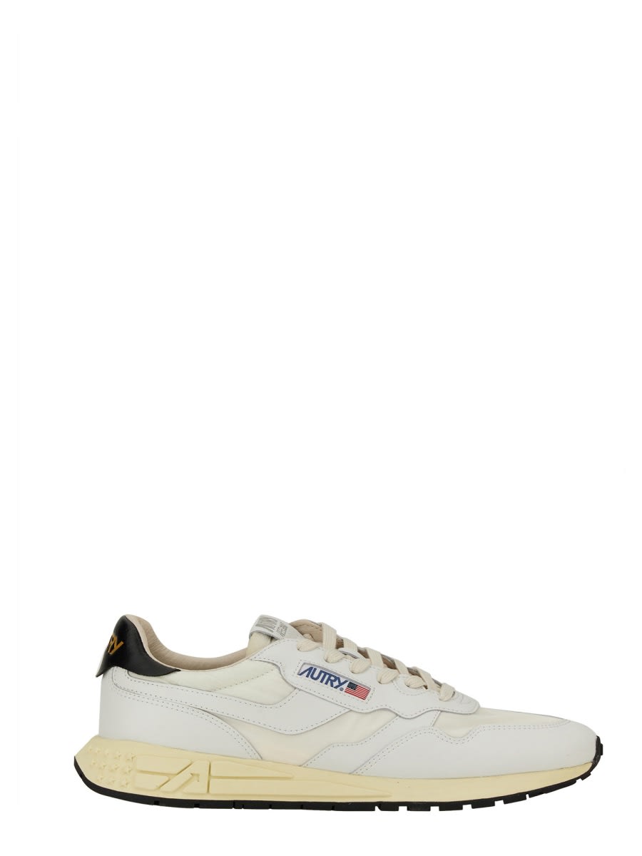 Shop Autry Sneaker Reelwind Low In White
