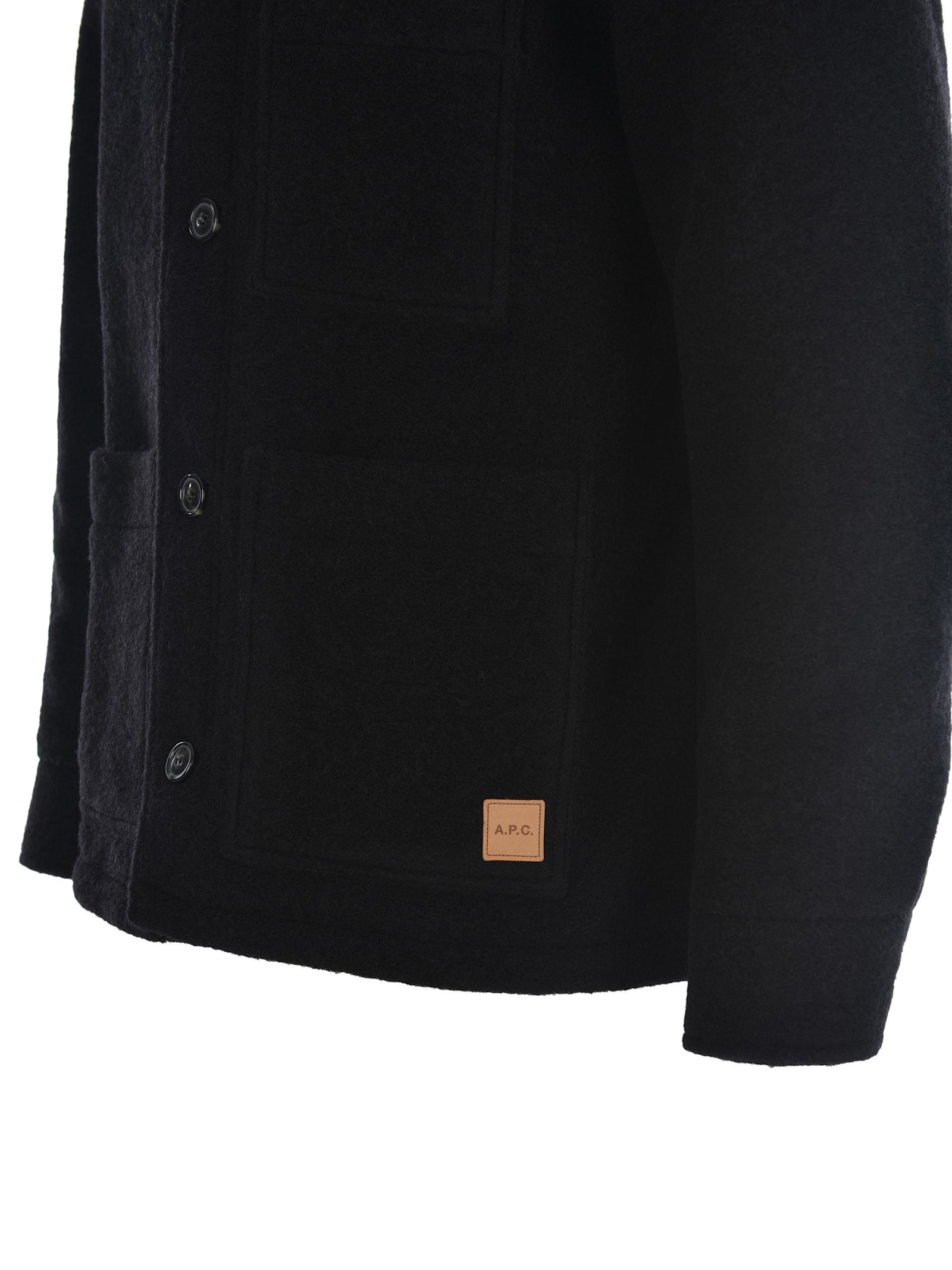 Shop Apc Shirt A.p.c. Made Of Virgin Wool In Black