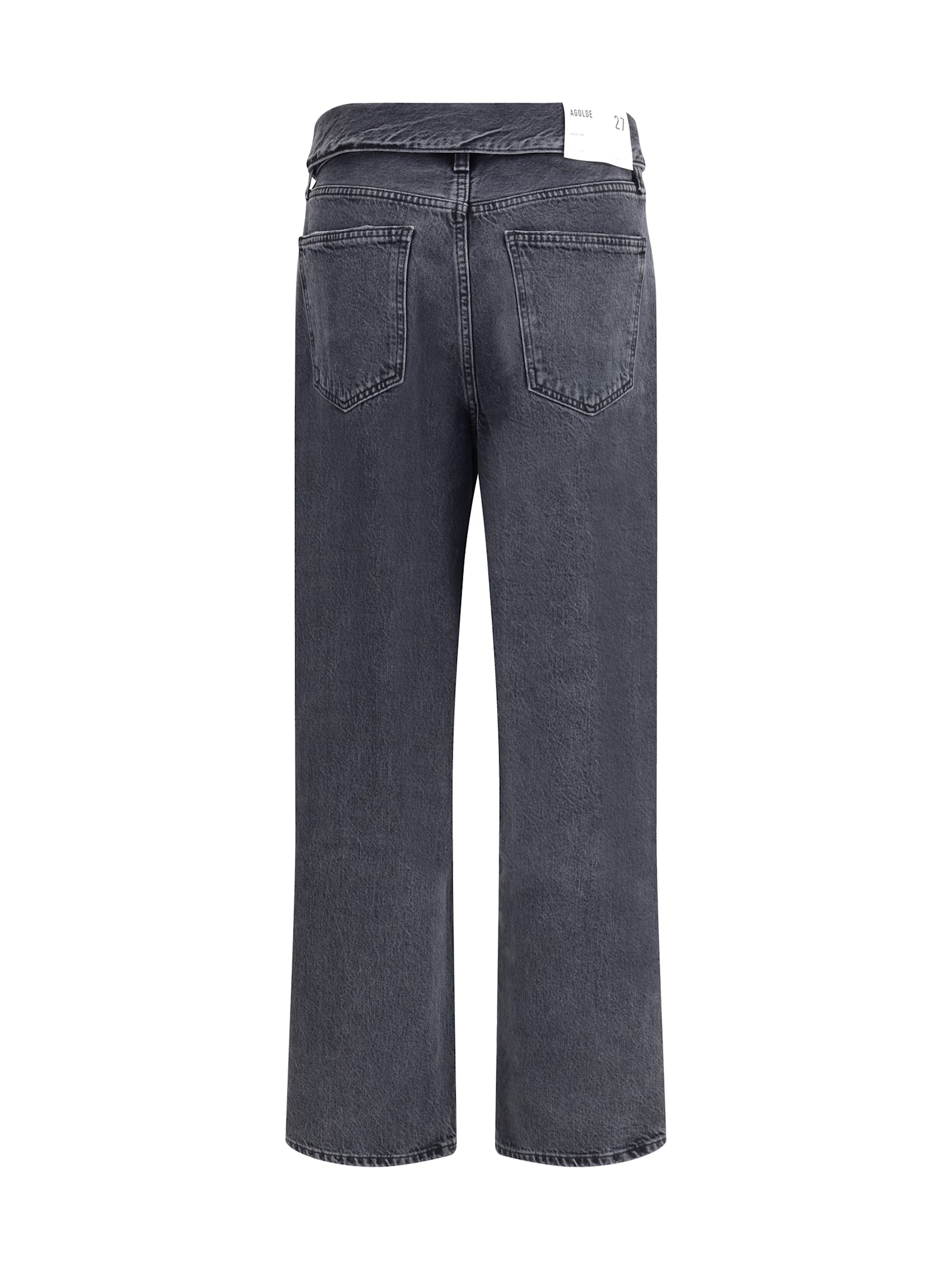 Agolde Echo Taper Jeans In Gray