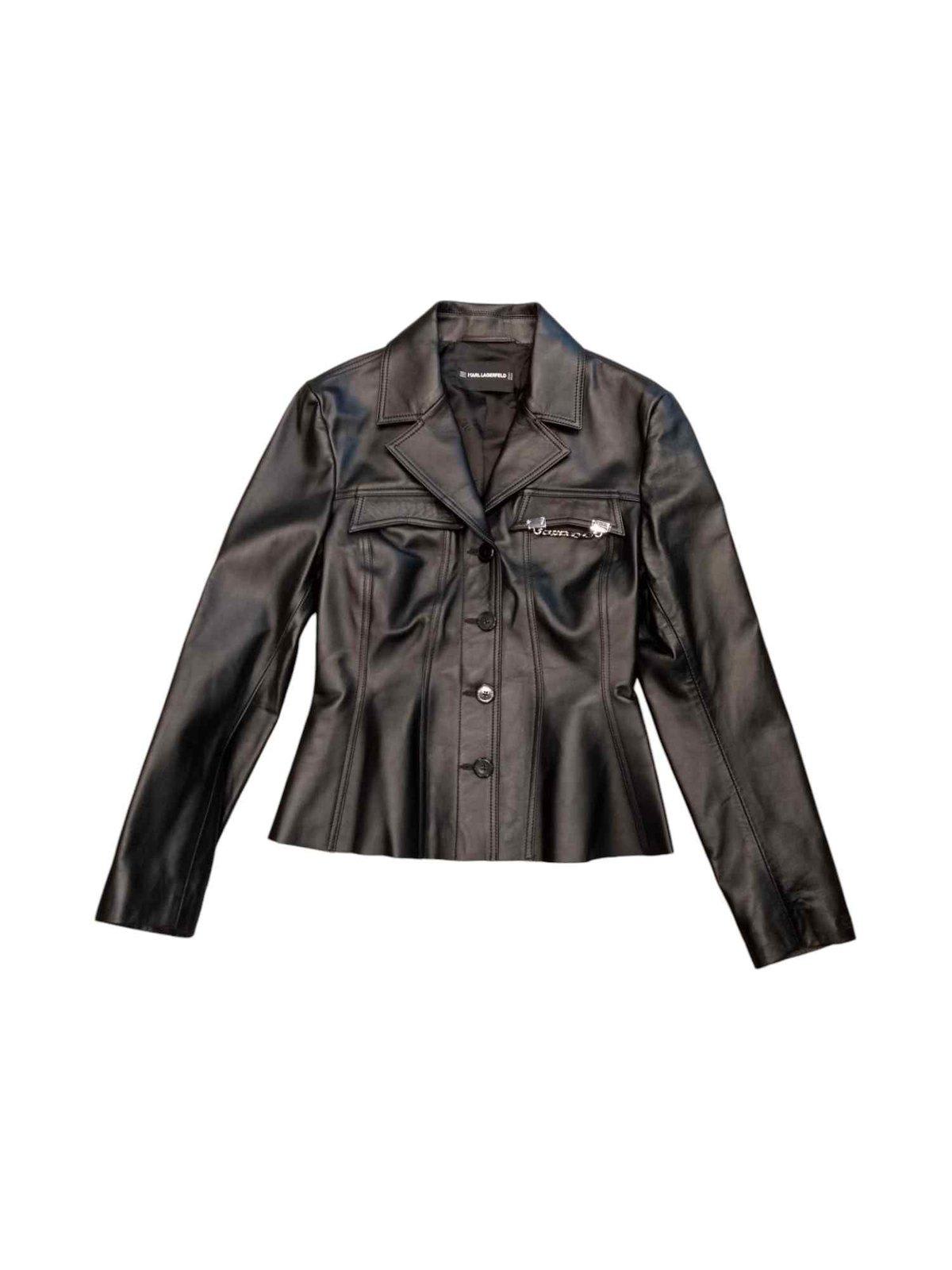 Karl Studio Leather Jacket