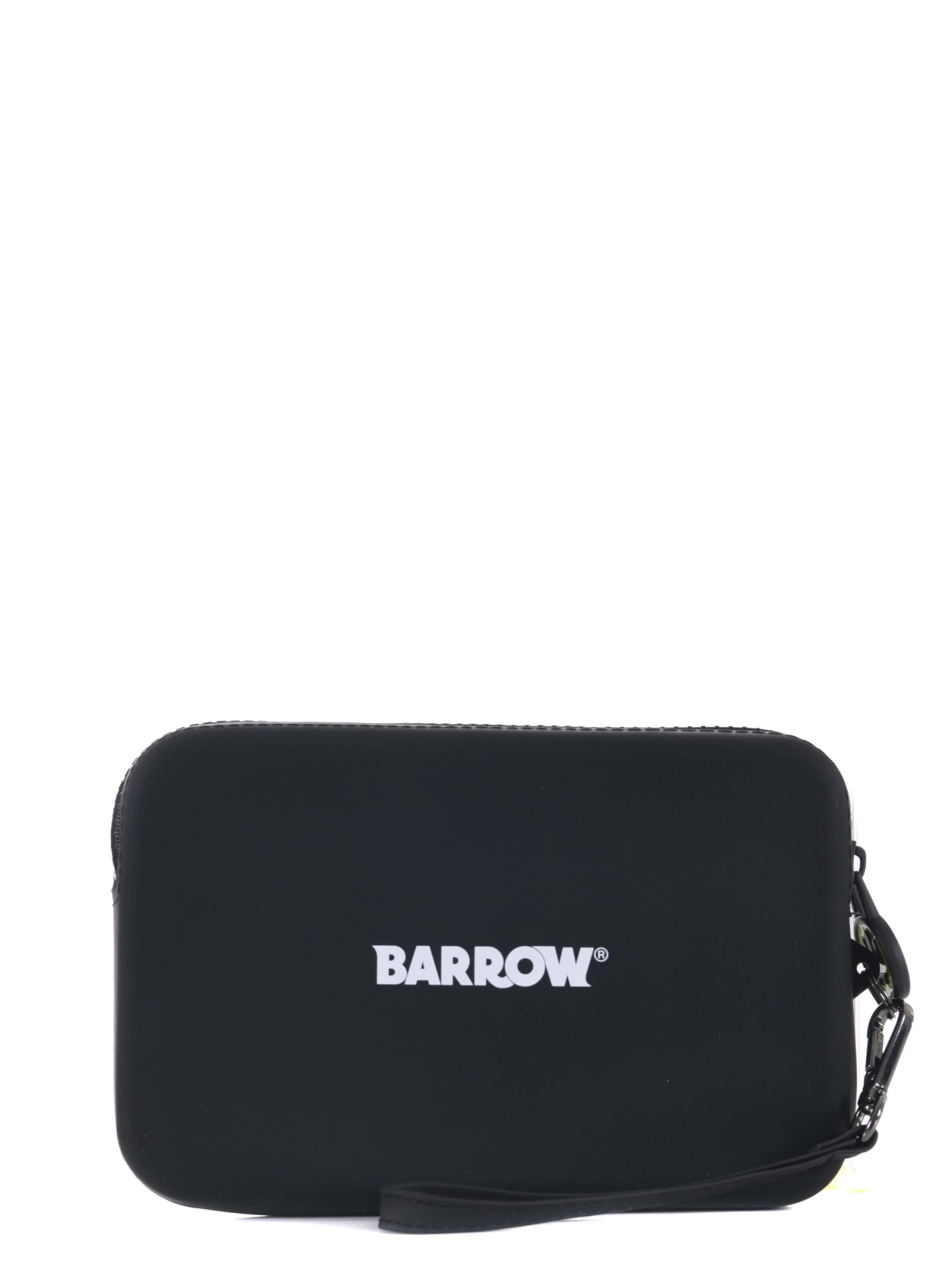 Shop Barrow Clutch Bag In Nero/giallo Fluo