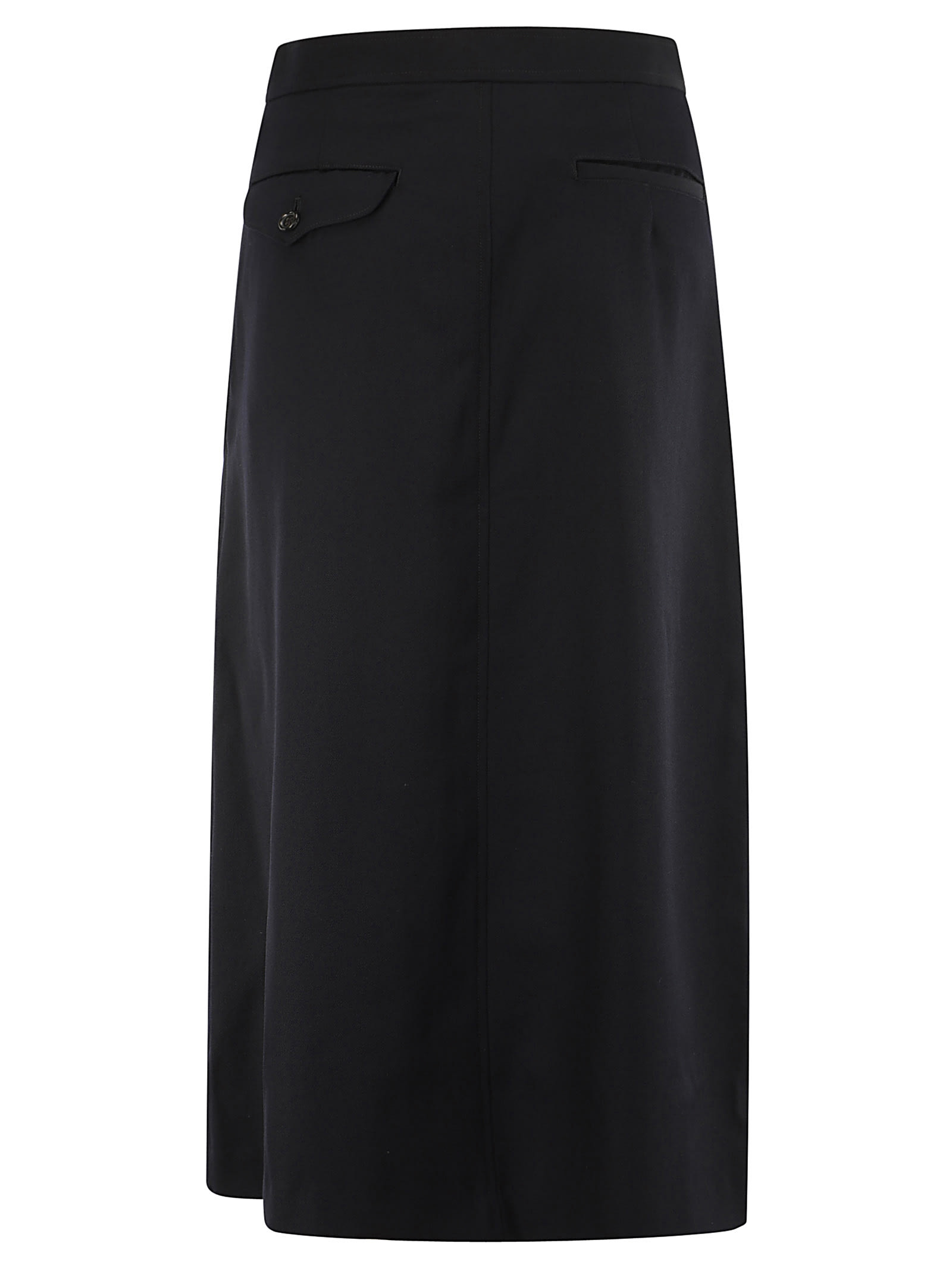 Shop Comme Des Garçons Comme Des Garçons Ladies Skirt In Navy