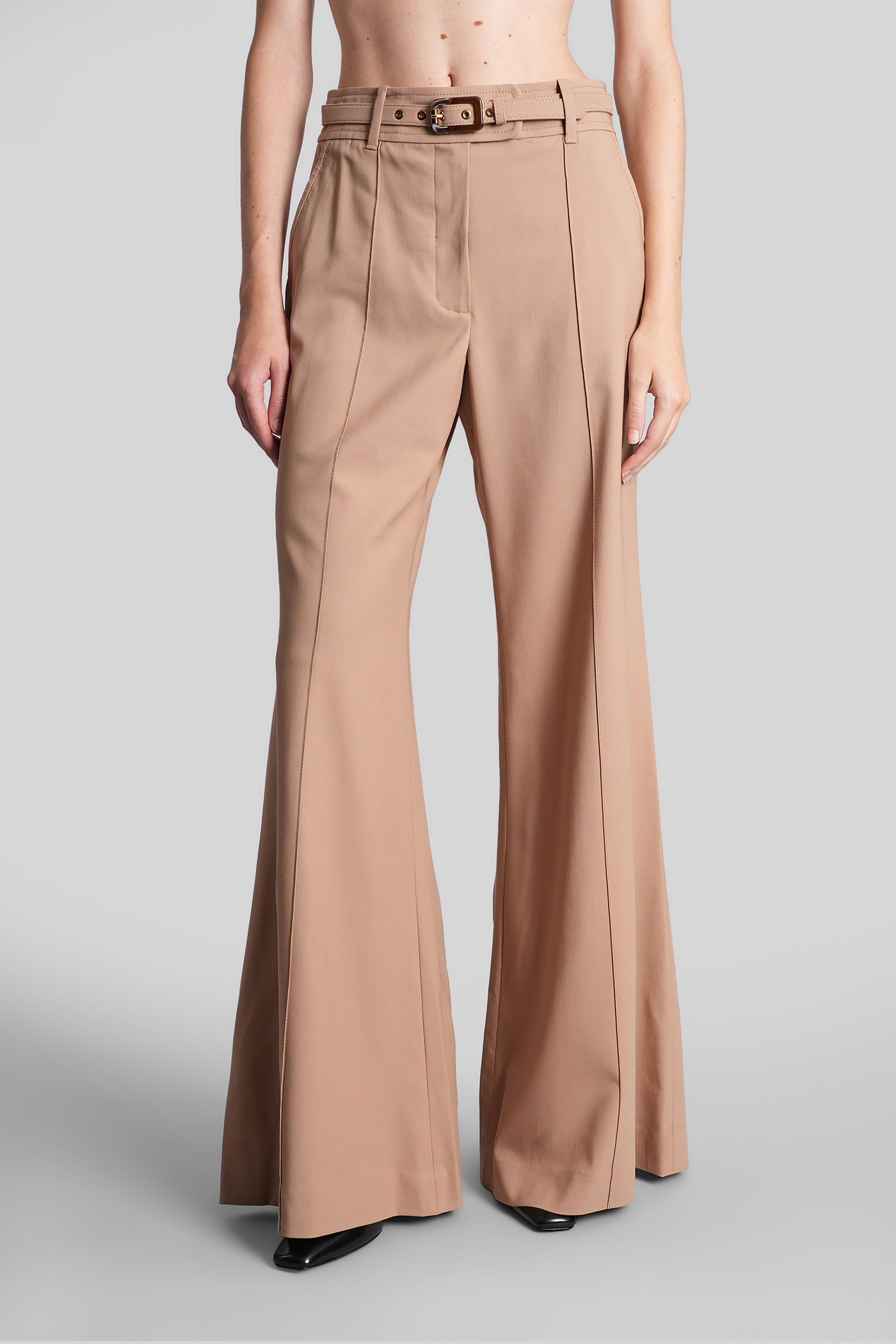 Zimmermann Hypnotic Belted Trousers In Multi