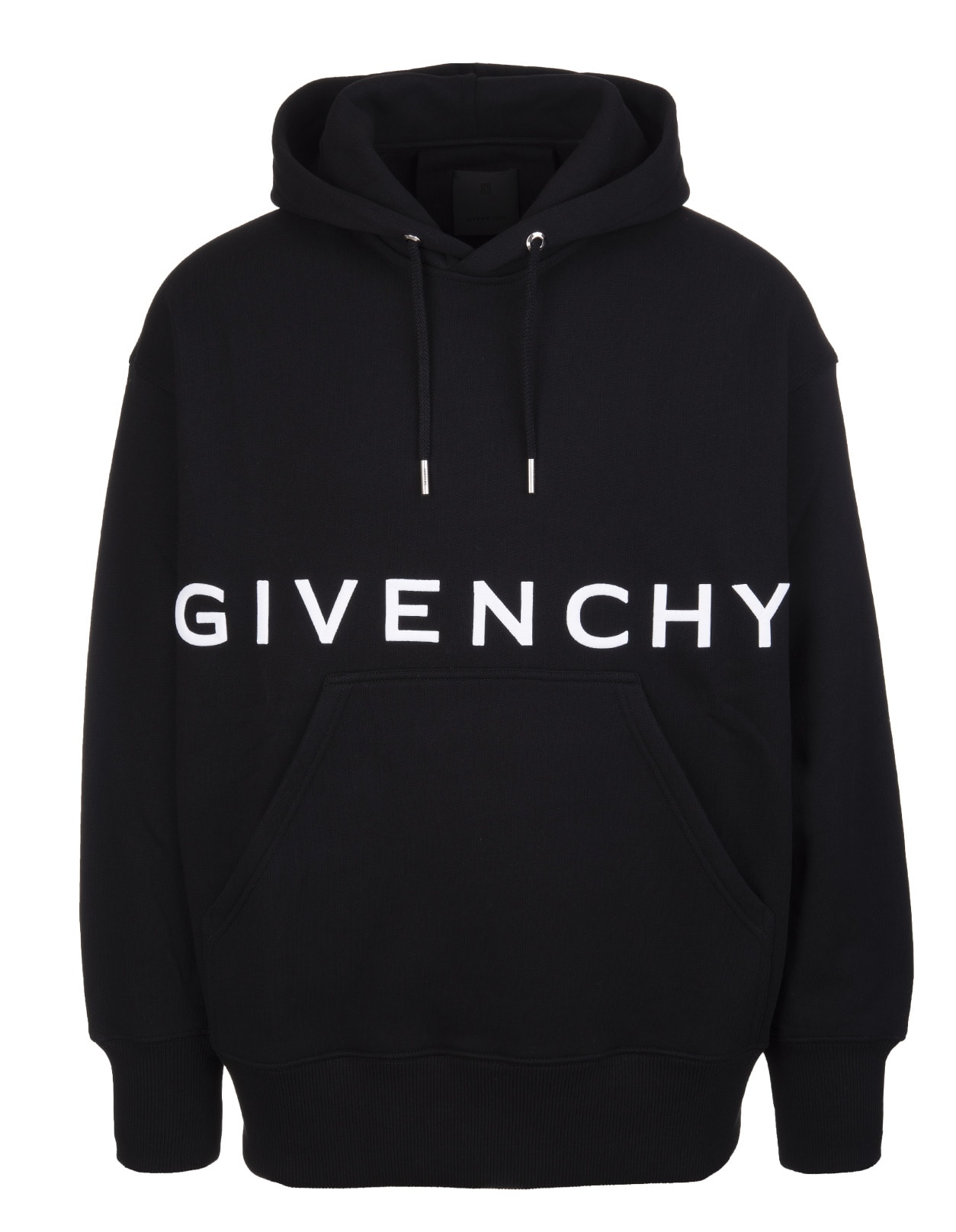 Man Black Givenchy 4g Oversize Hoodie