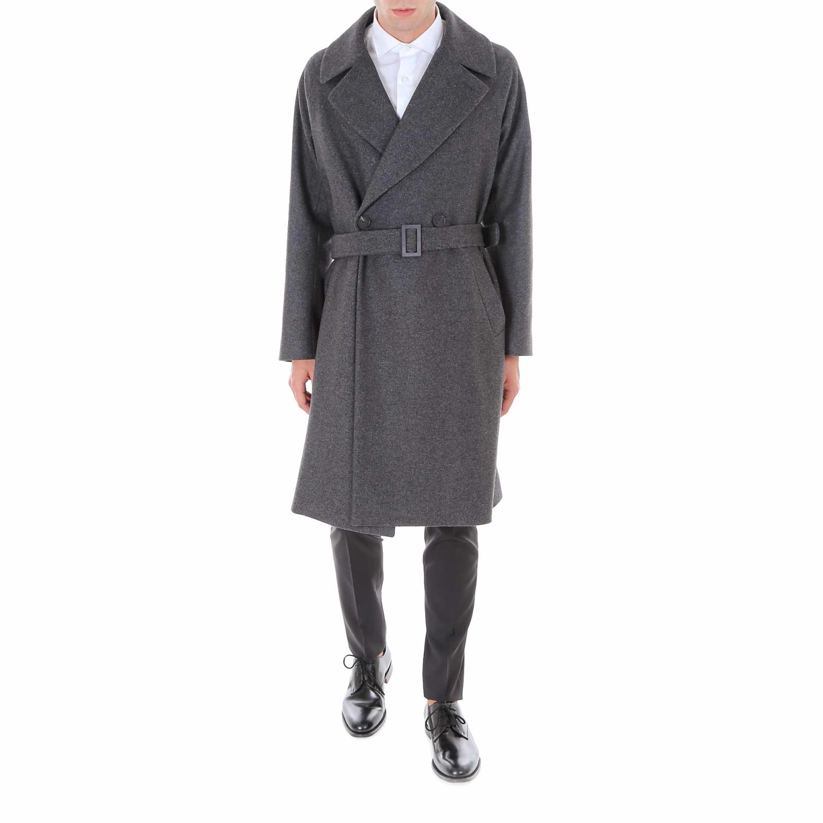 Hevo Brindisi Coat In Grey | ModeSens