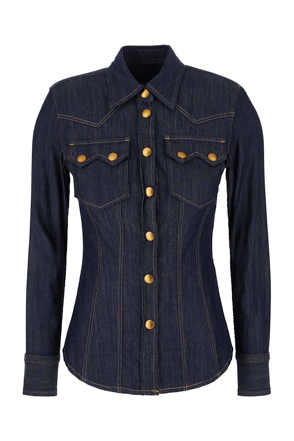 Stretch Denim Shirt