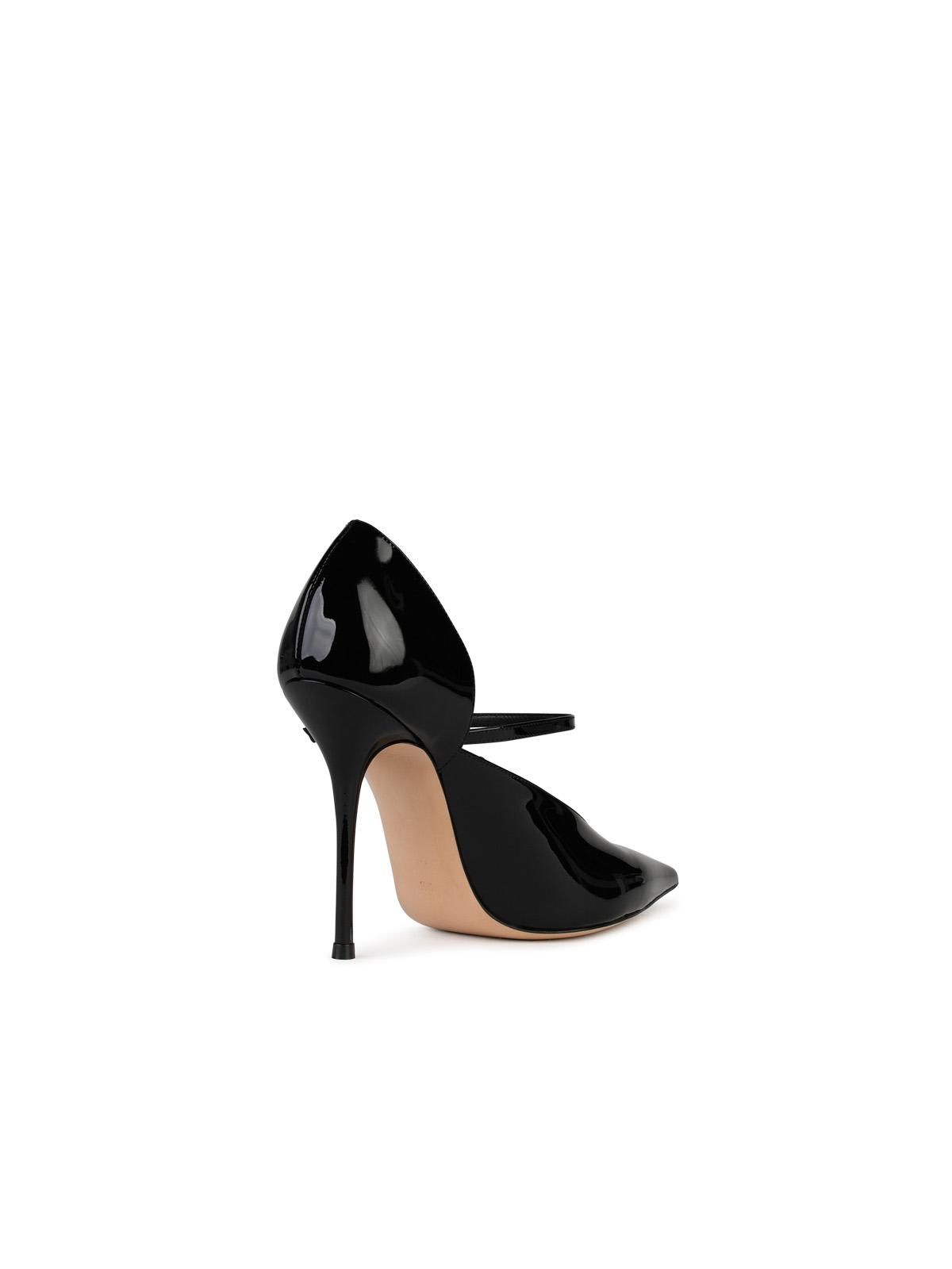 Casadei Scarlet Jolly Patent Leather Pointed Toe Pumps In Black