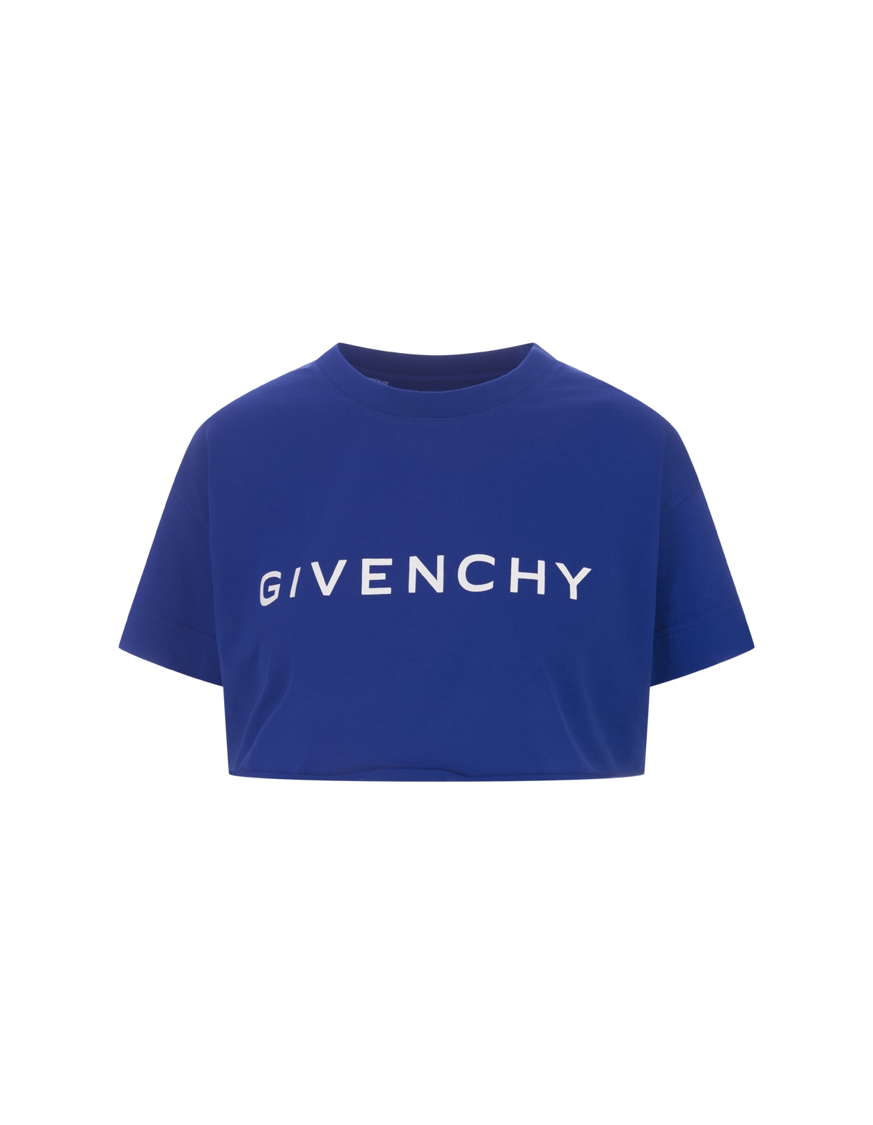 Givenchy Purple  Crop T-shirt