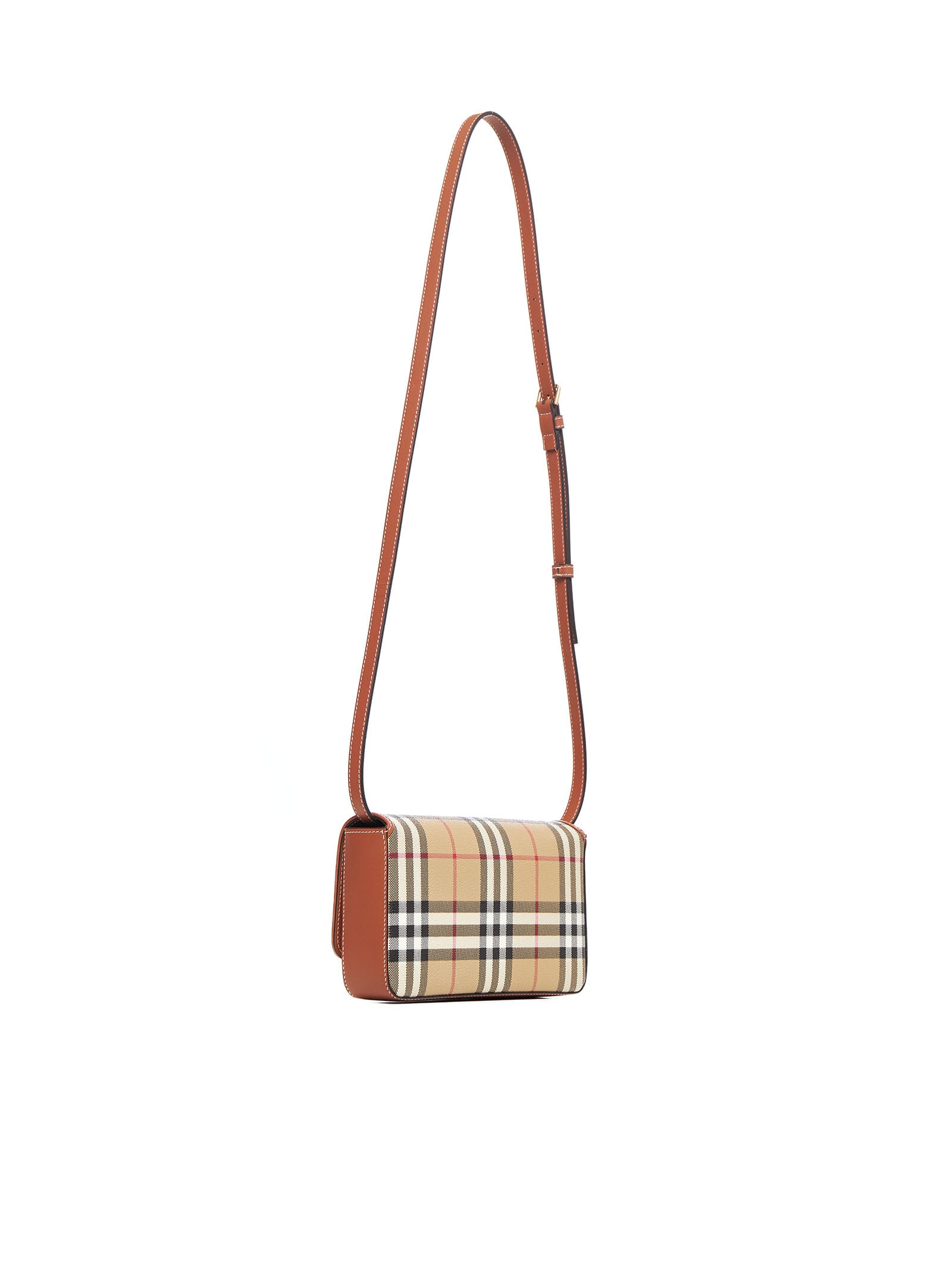 Shop Burberry Tote In Beige