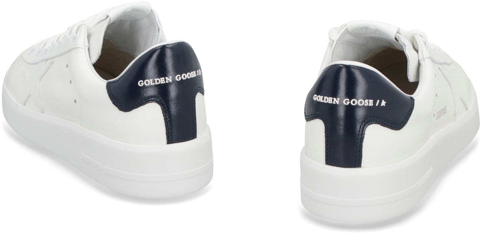 Shop Golden Goose Pure New Leather Sneakers In White