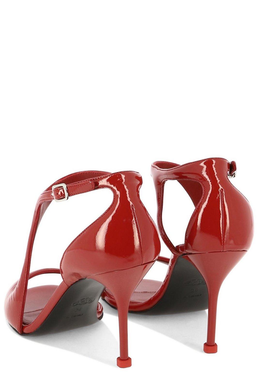 Shop Alexander Mcqueen Extra Soft Sandals In Red