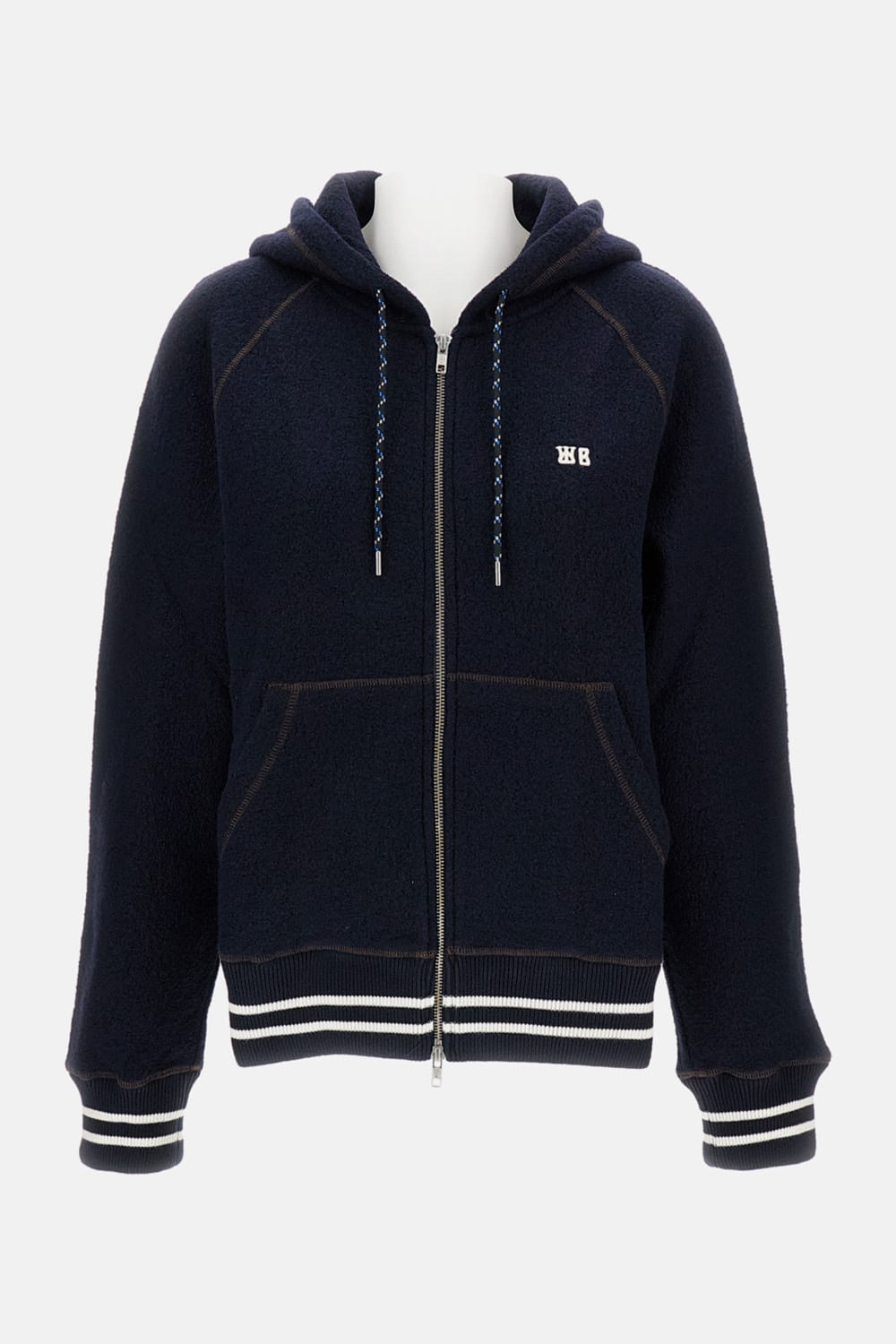 Wales Bonner Hoodie In Blue