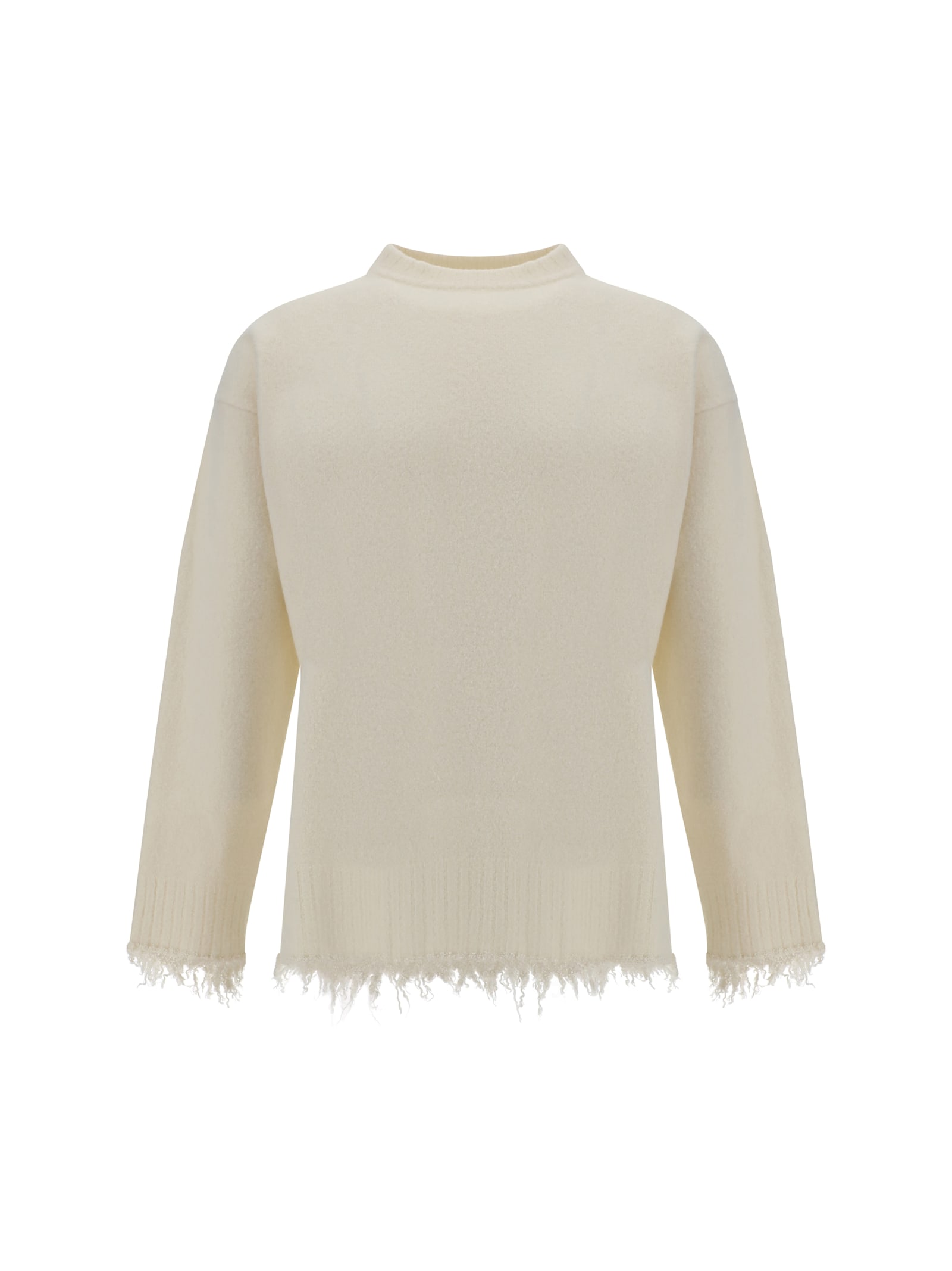 Shop Jil Sander Sweater In Coconut