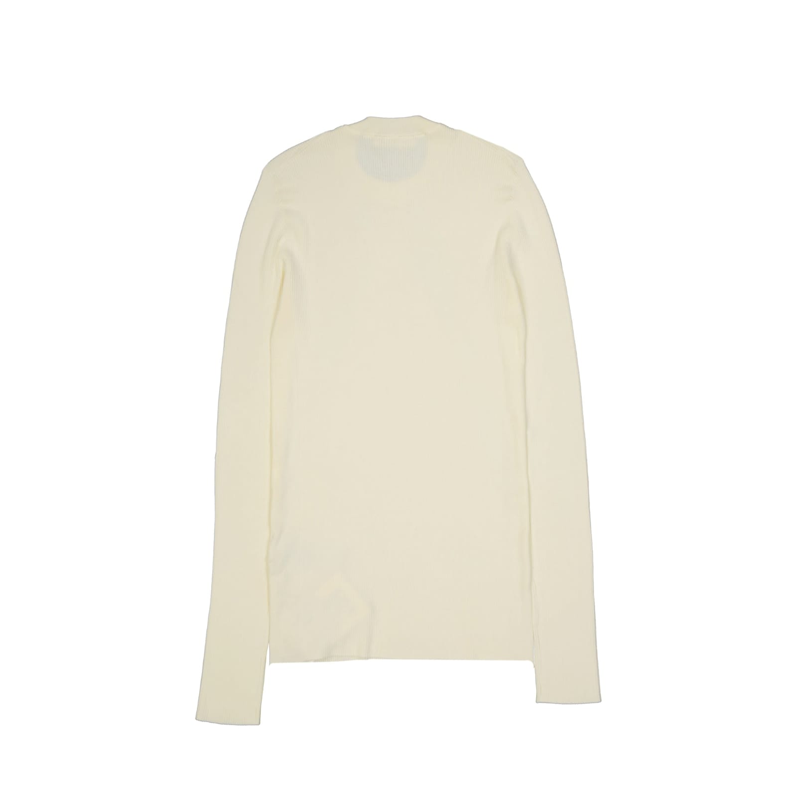 JIL SANDER LOGO FITTED JUMPER