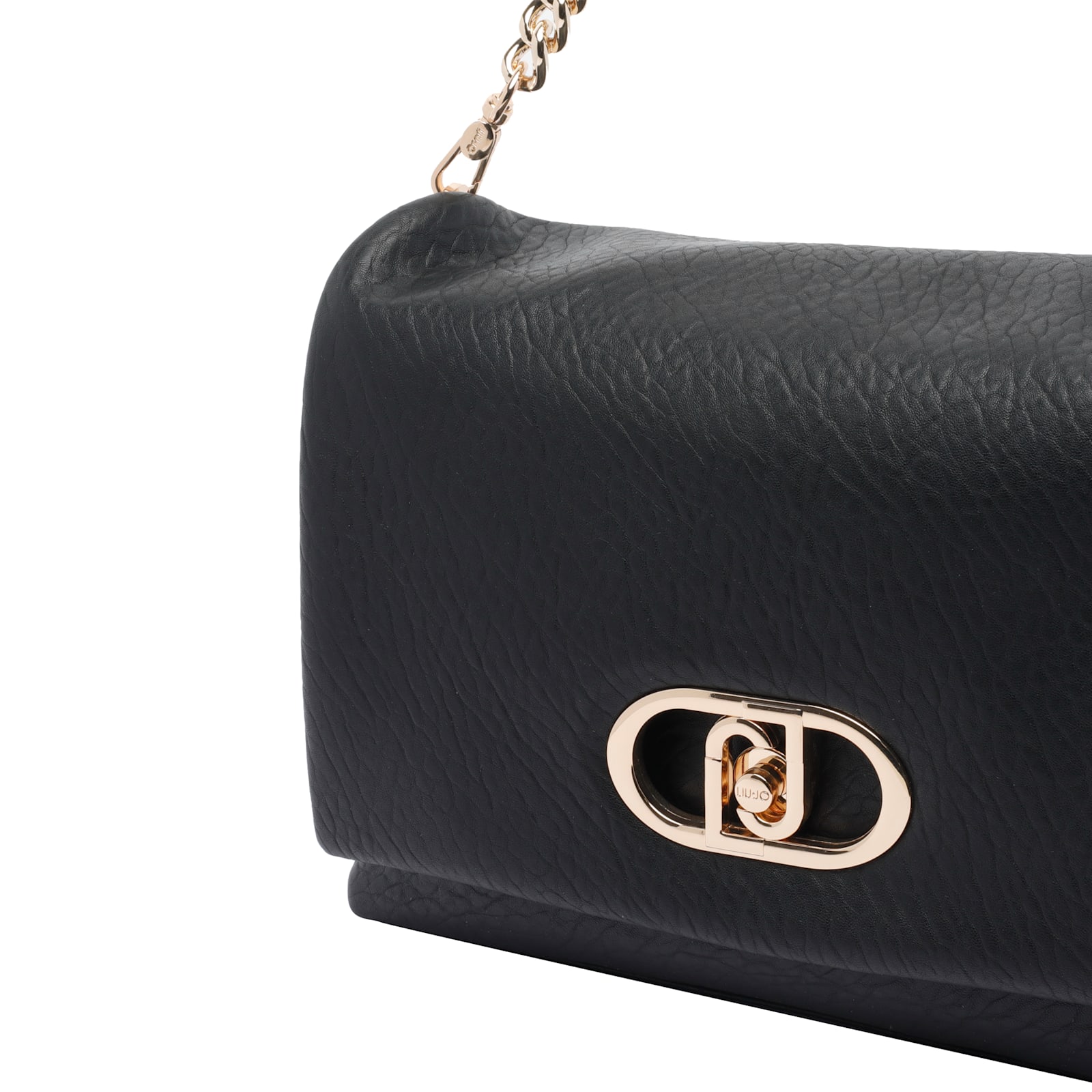 Liu •jo Versatile Crossbody Bag Featuring Chain Strap In Black