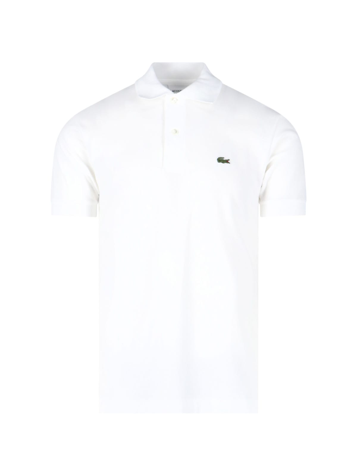 Shop Lacoste Classic Design Polo Shirt In White