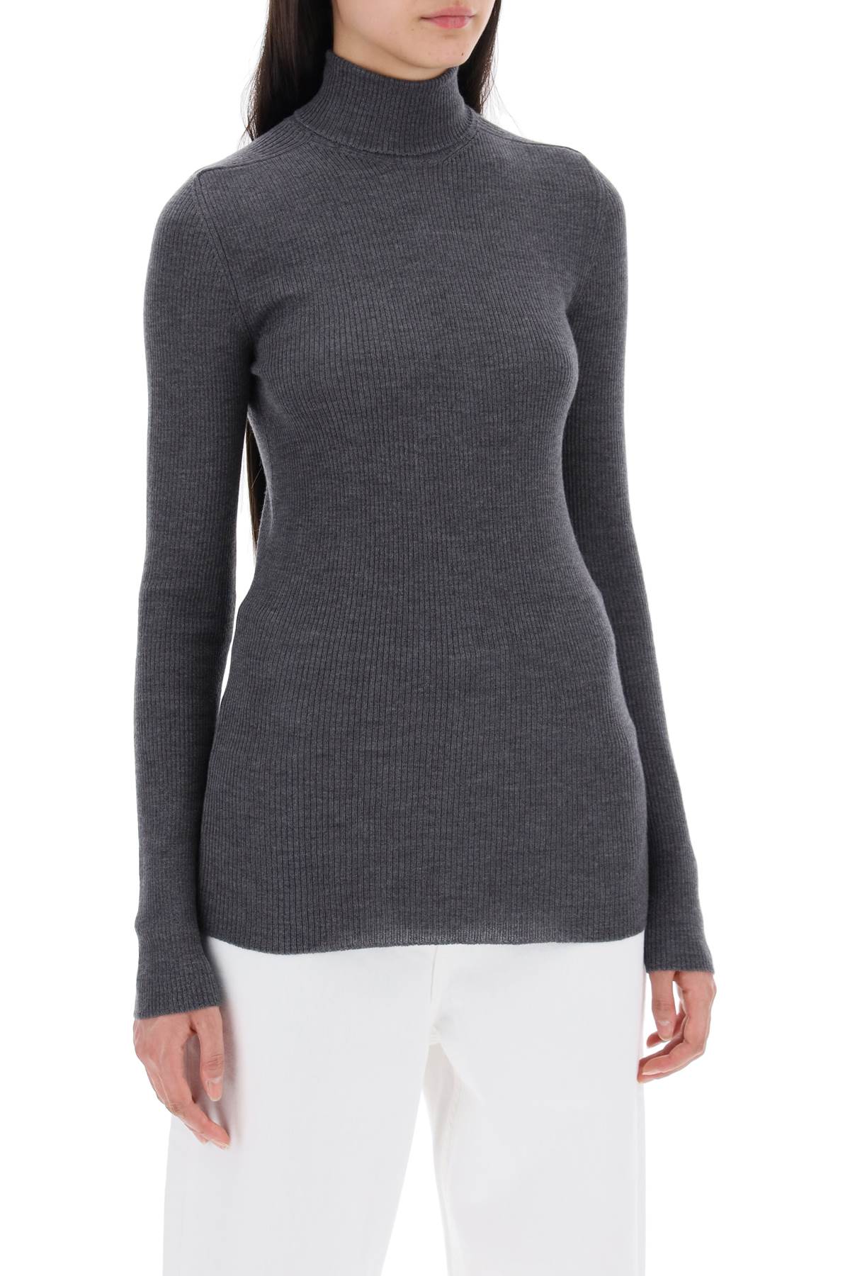 Shop Wardrobe.nyc Merino Wool Dolcev In Charcoal (grey)