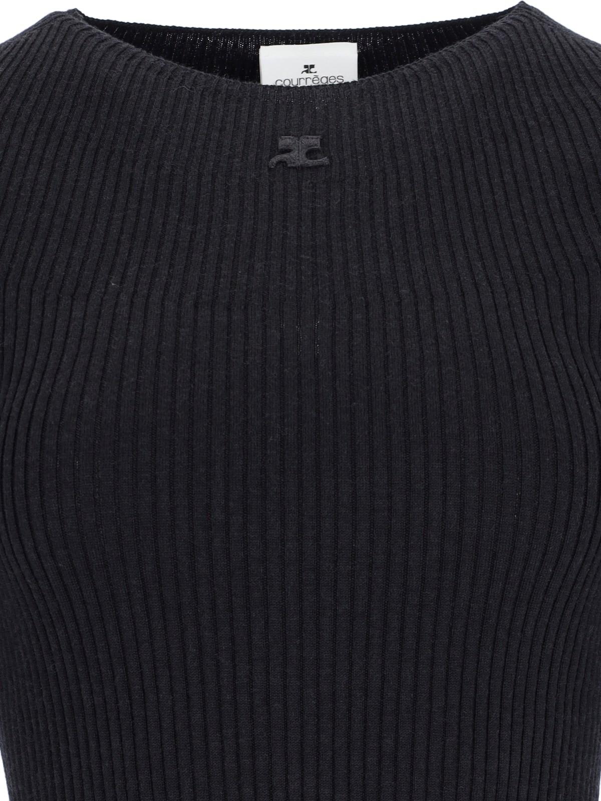 COURRÈGES SOLAR LIGHT LOGO SWEATER 