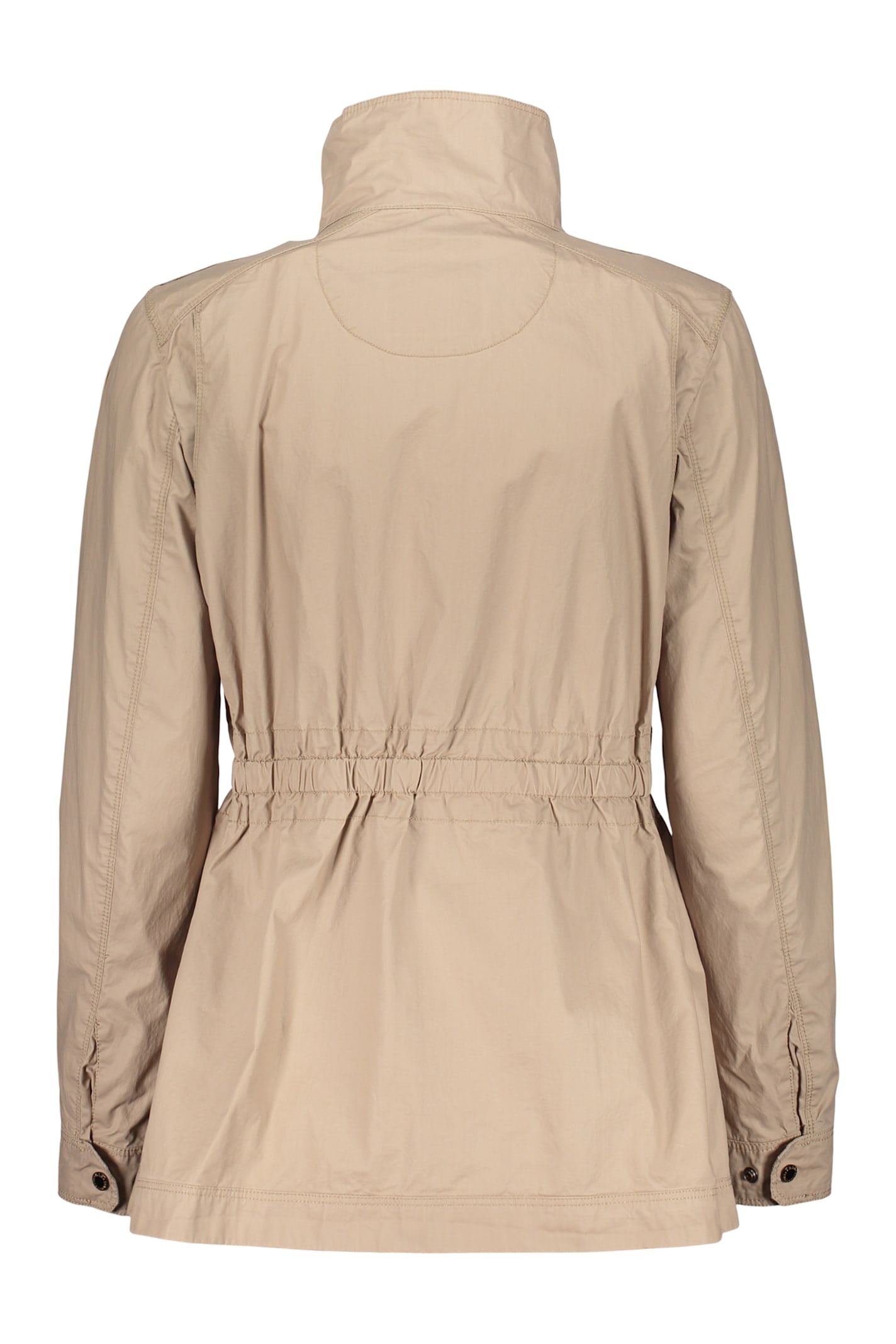 Parajumpers Button Collar Jacket In Brown