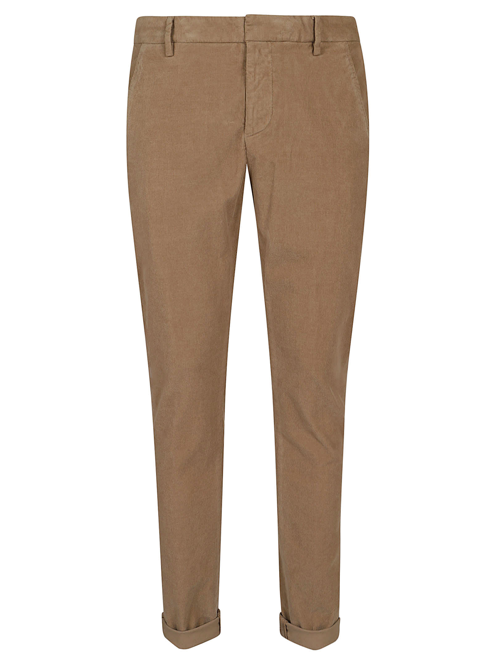 Dondup Gaubert Belt-loop Casual Pants In Nocciola