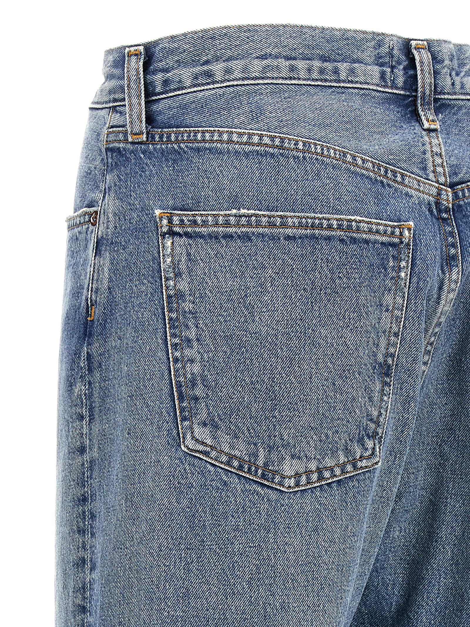 Shop Agolde Fran Jeans In Blue