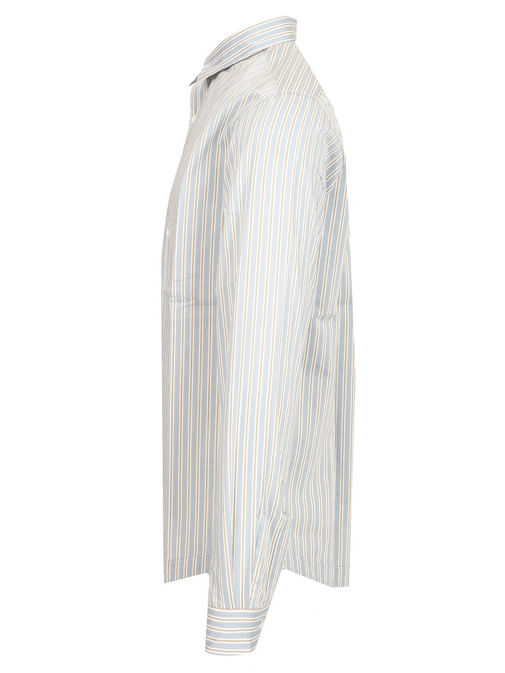 Shop Barena Venezia Pavan Shirt In Cotton And Silk