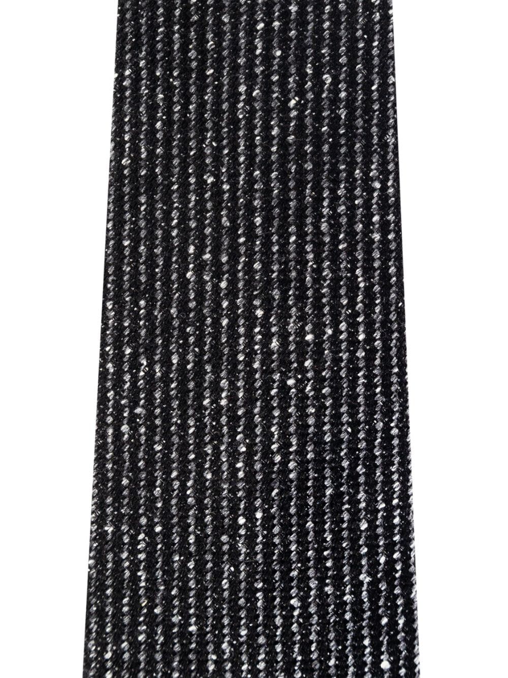 Shop Lanvin Tie 8x150 In Black