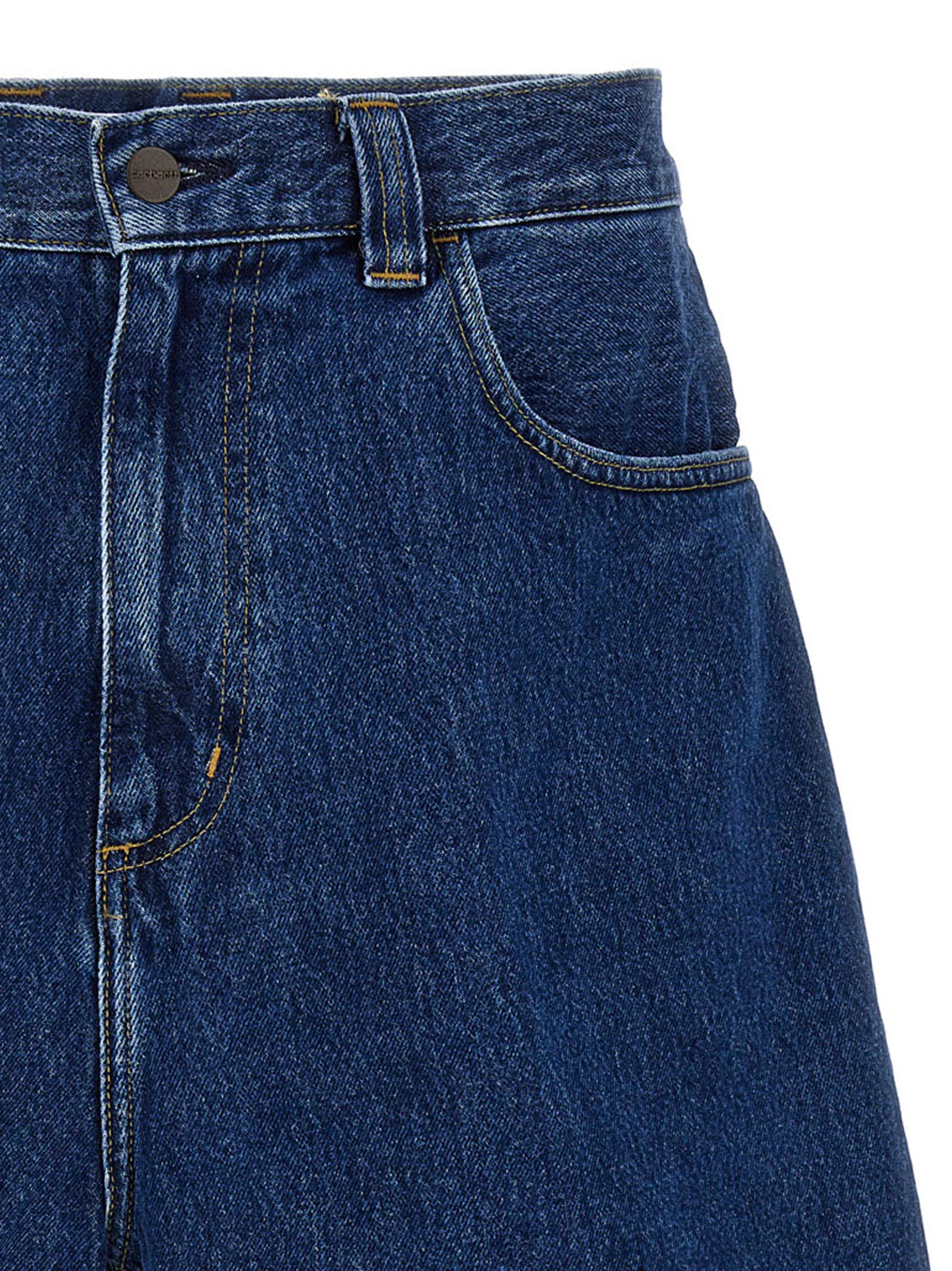 Carhartt Rear Logo-patch Denim Shorts