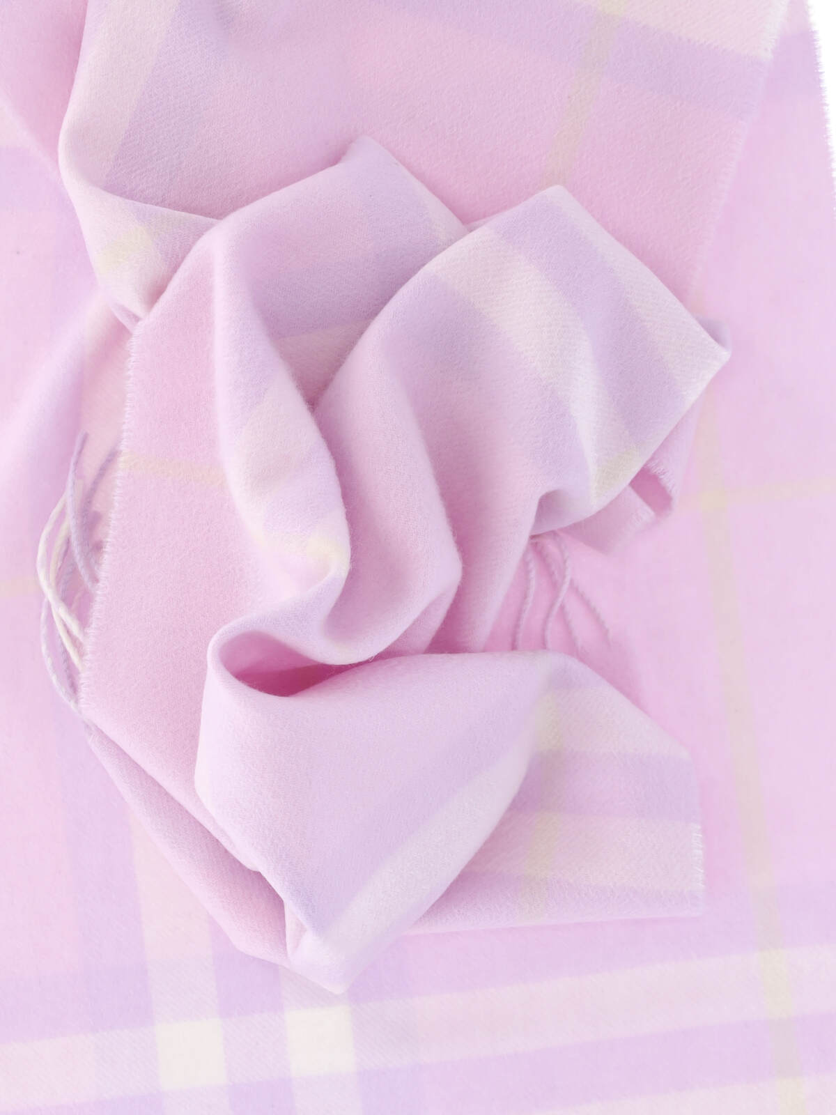 Burberry Embroidered Cashmere Scarf In Pink