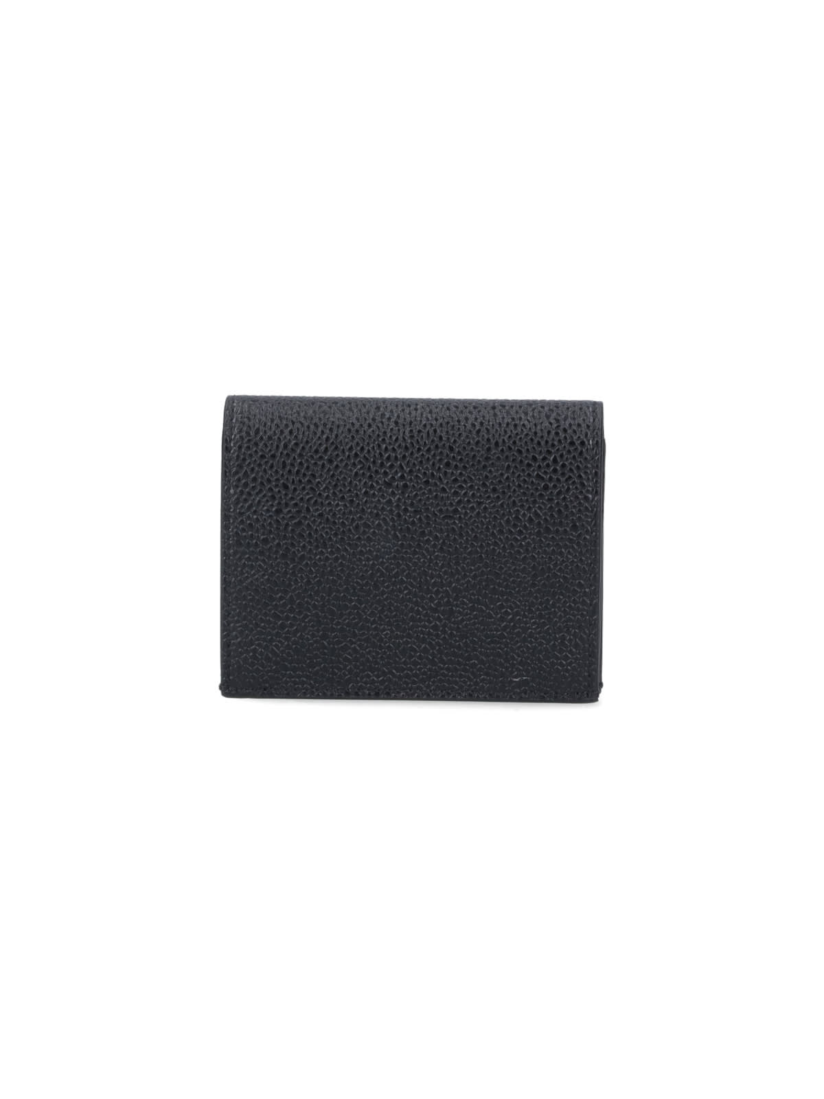 Thom Browne Leather Bifold Wallet In 1