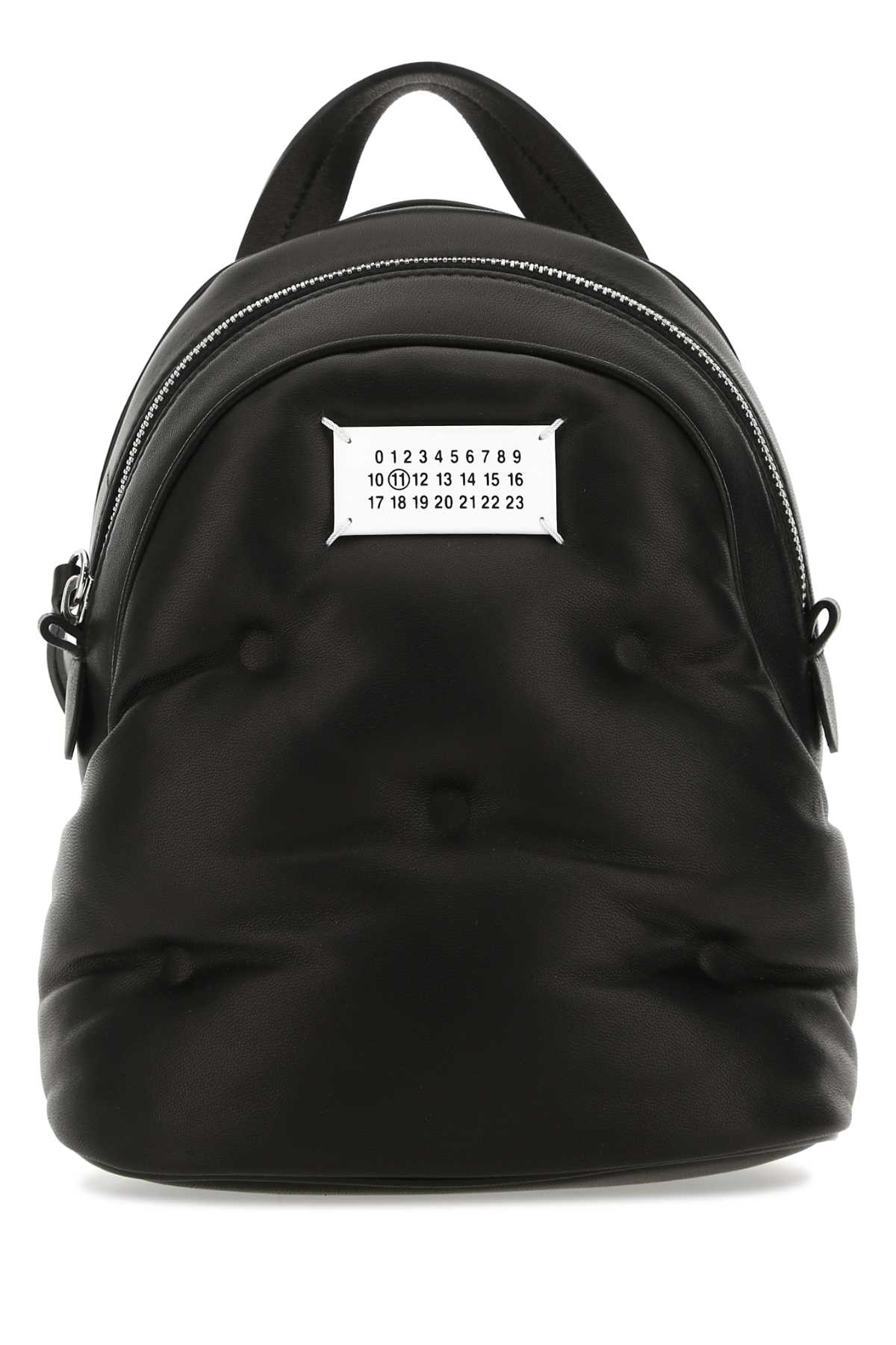 Maison Margiela Black Nappa Leather Mini Glam Slam Backpack In T8013