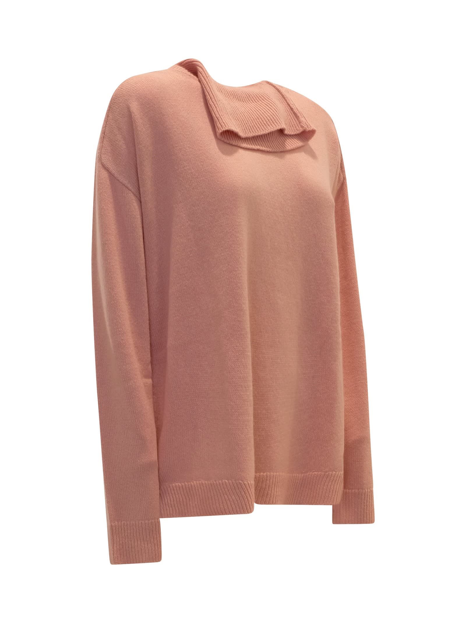 Shop P.a.r.o.s.h Parosh Loos Pink Sweater