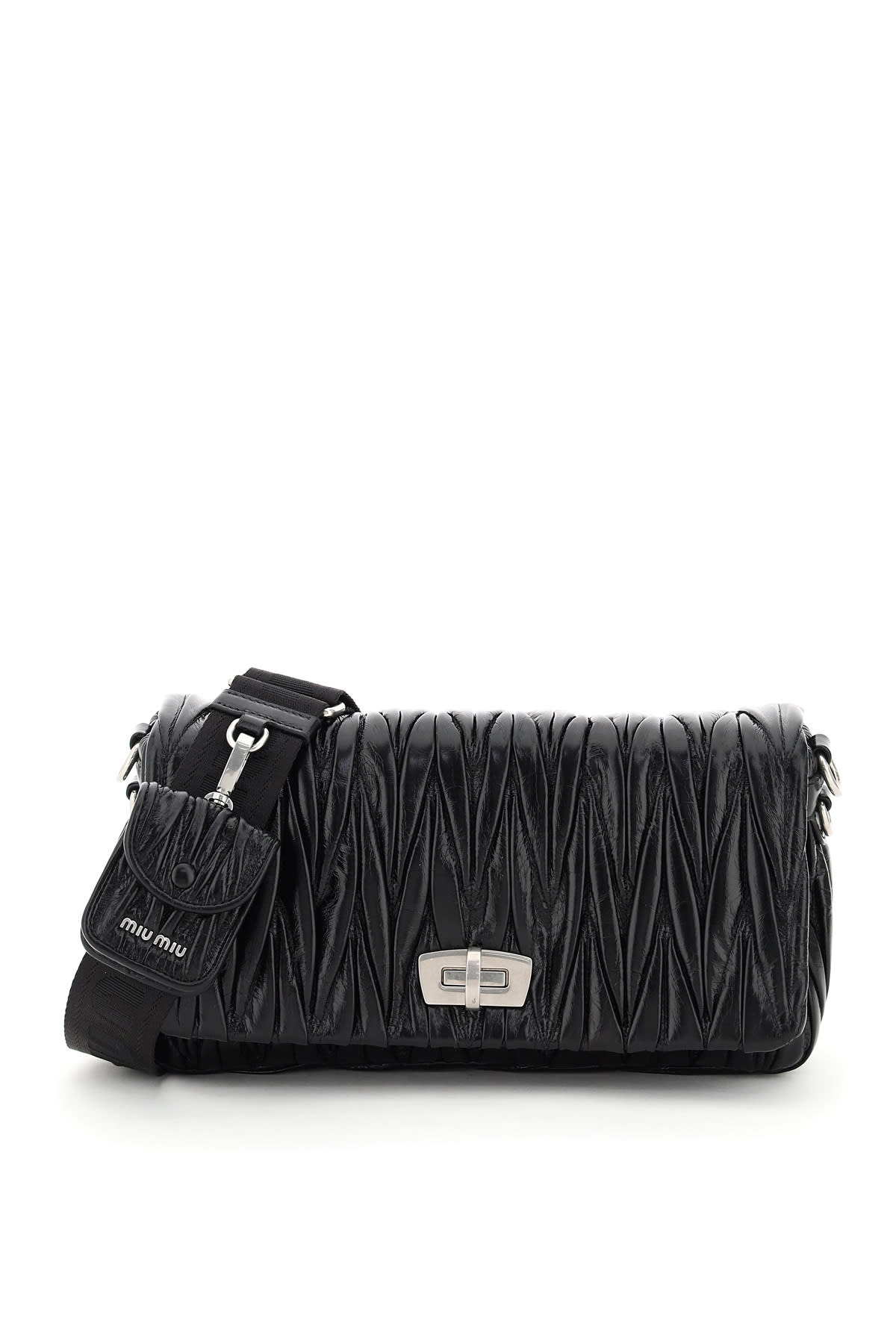 MIU MIU QUILTED SHOULDER BAG WITH POUCH,11880836