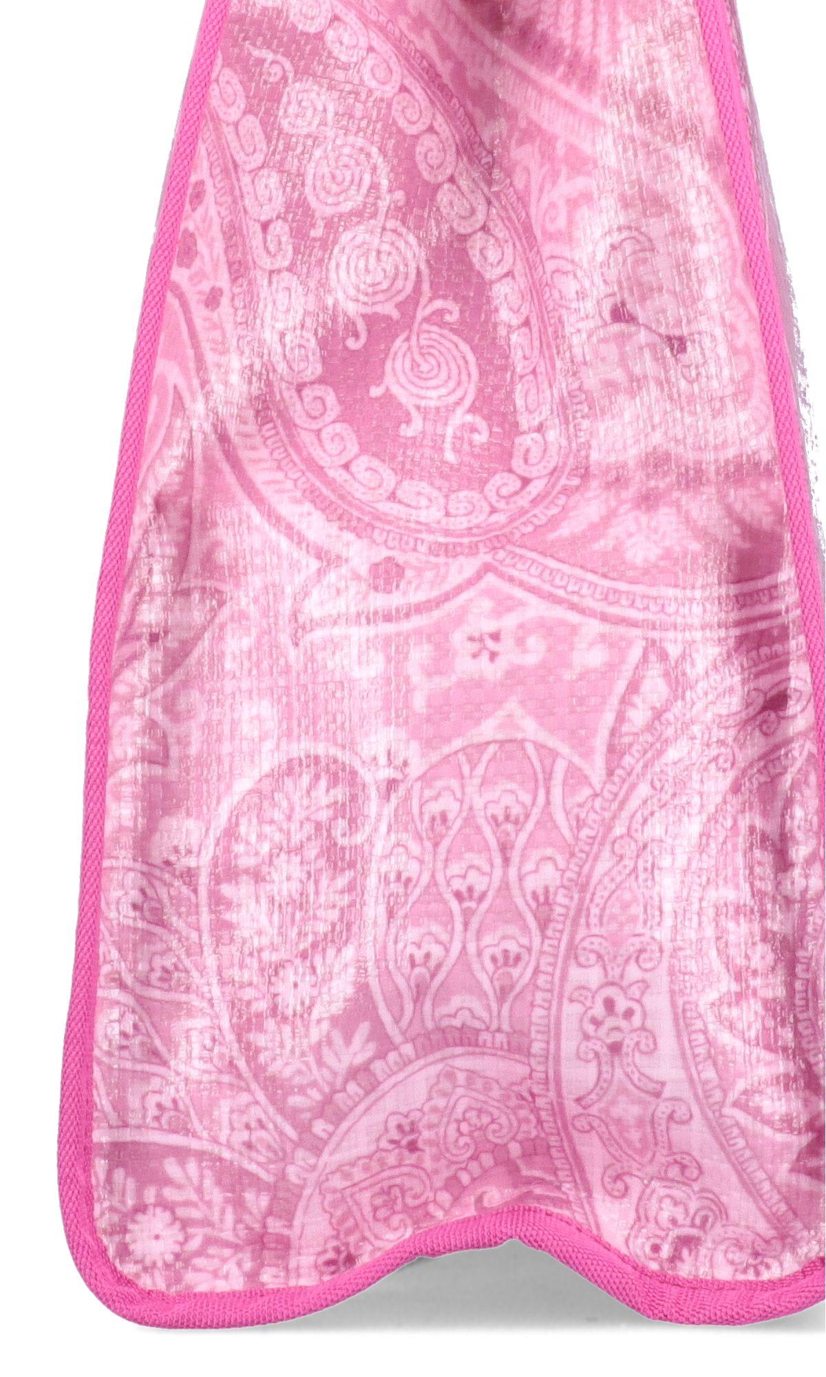 Shop Etro Bandana Effect Tote Bag In Pink