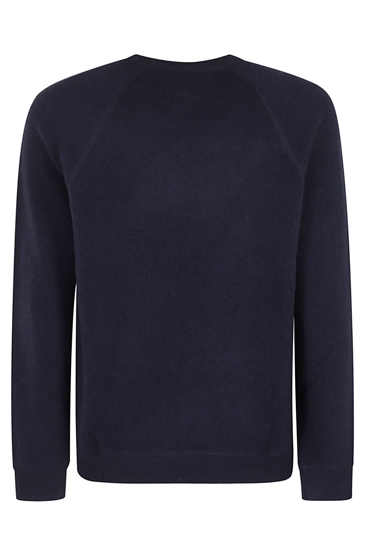 Mc2 Saint Barth Maglia G Collo Taglio Felpa Lana Cash In Blue Navy