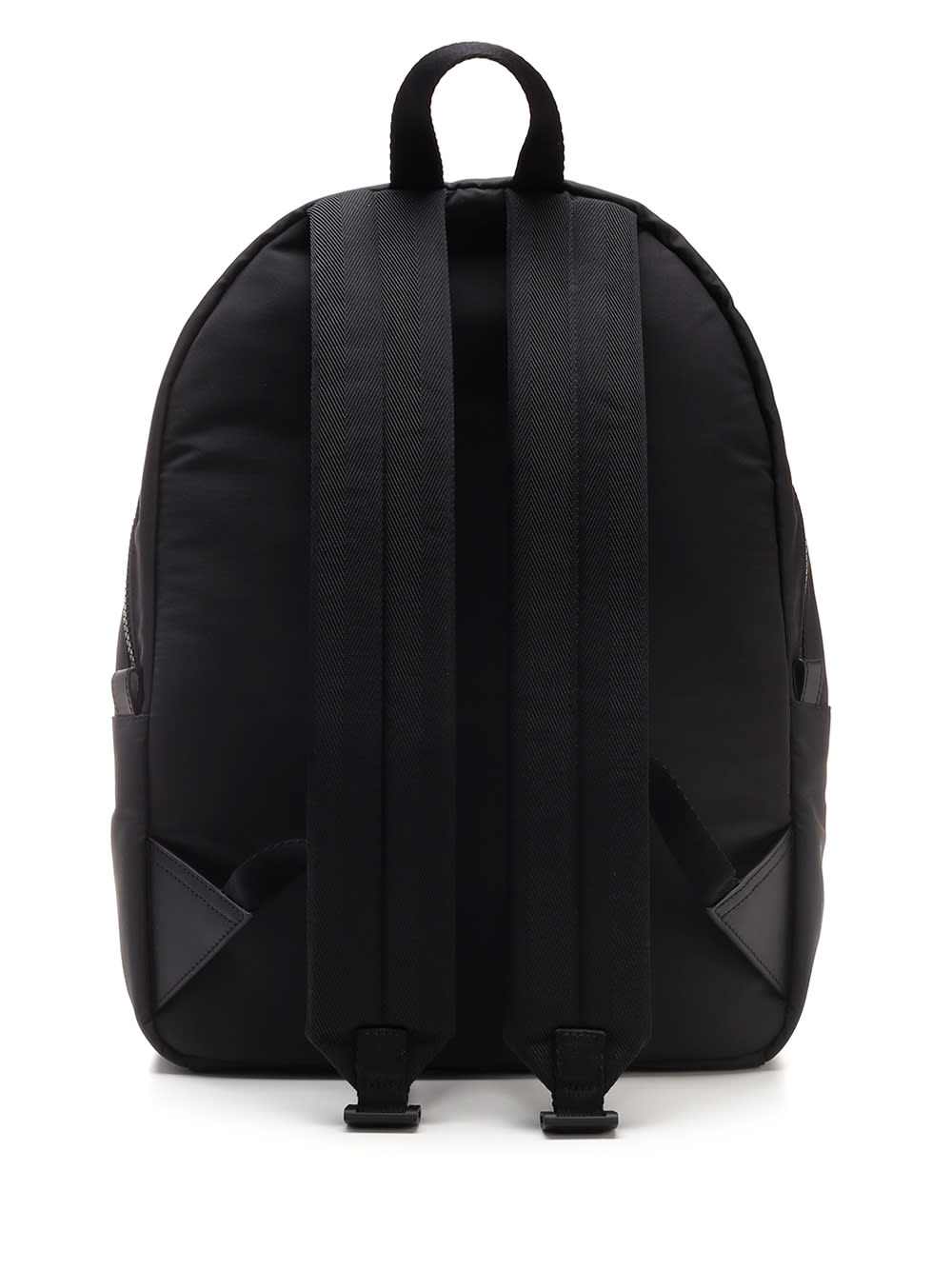 Shop Alexander Mcqueen Black Metropolitan Graffiti Backpack In Black/ivory